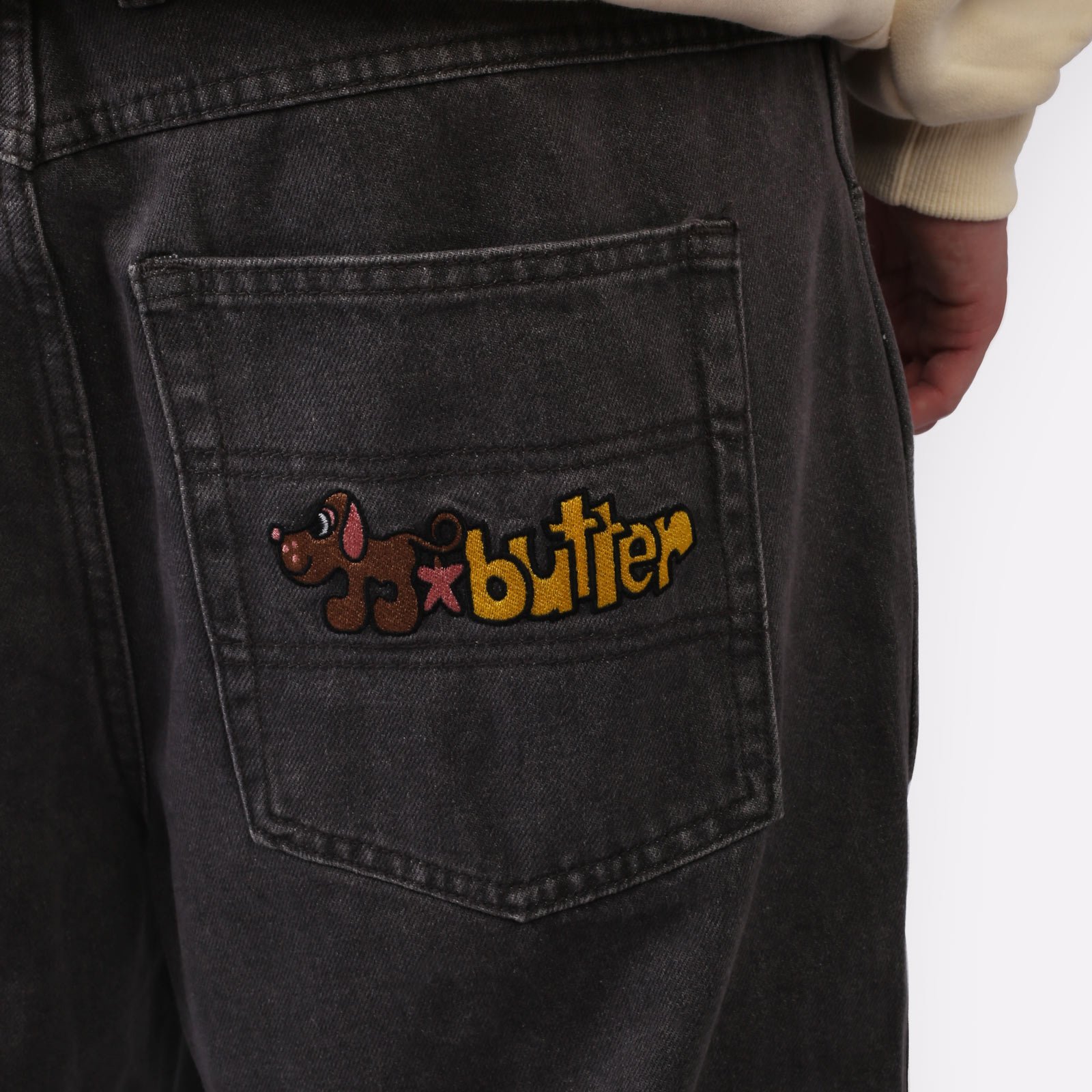 Мужские джинсы Butter Goods Pooch Relaxed Denim Jeans (BGQ224D13403)  - цена, описание, фото 5