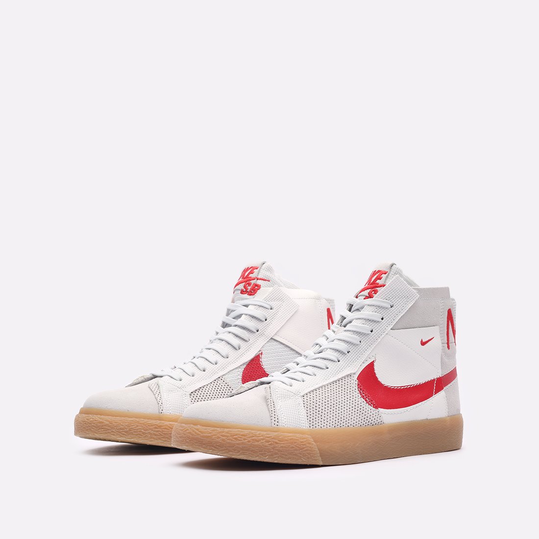 Мужские кроссовки Nike SB Zoom Blazer Mid PRM (FD5113-100)  - цена, описание, фото 4
