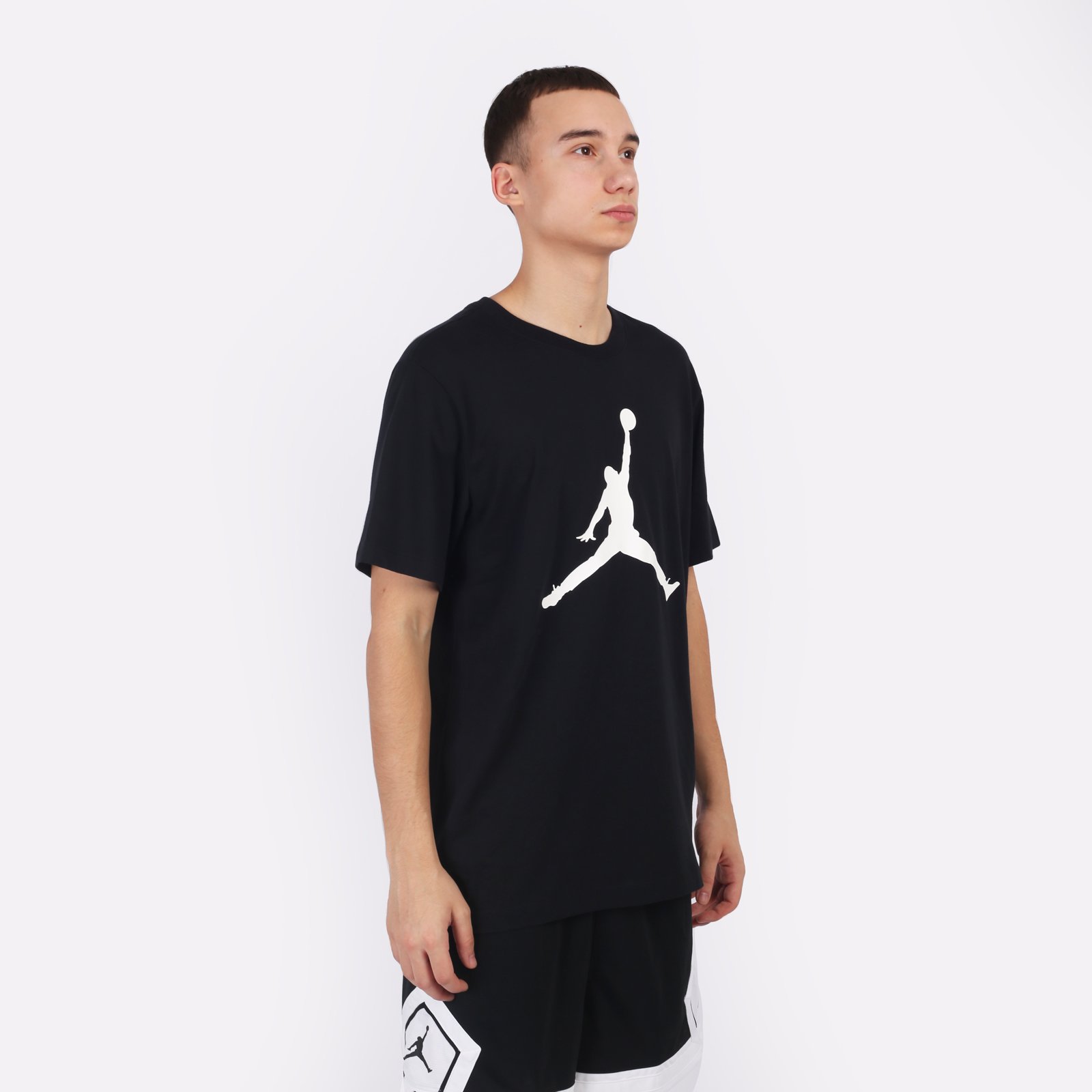 Мужская футболка Jordan Jumpman T-Shirt (CJ0921-011^)  - цена, описание, фото 3