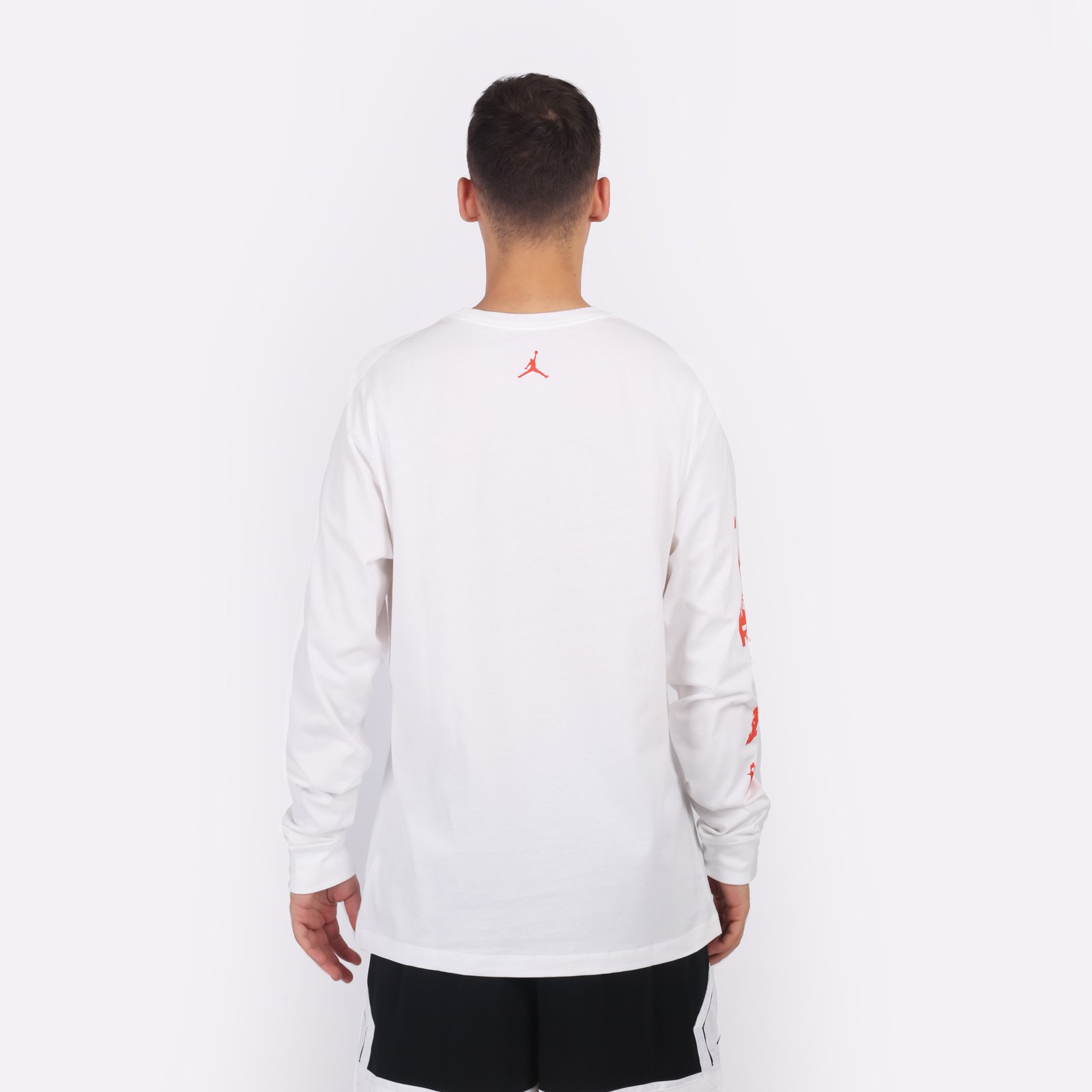 Лонгслив Jordan Flame Longsleeve Crew (FZ1989-100)  - цена, описание, фото 2