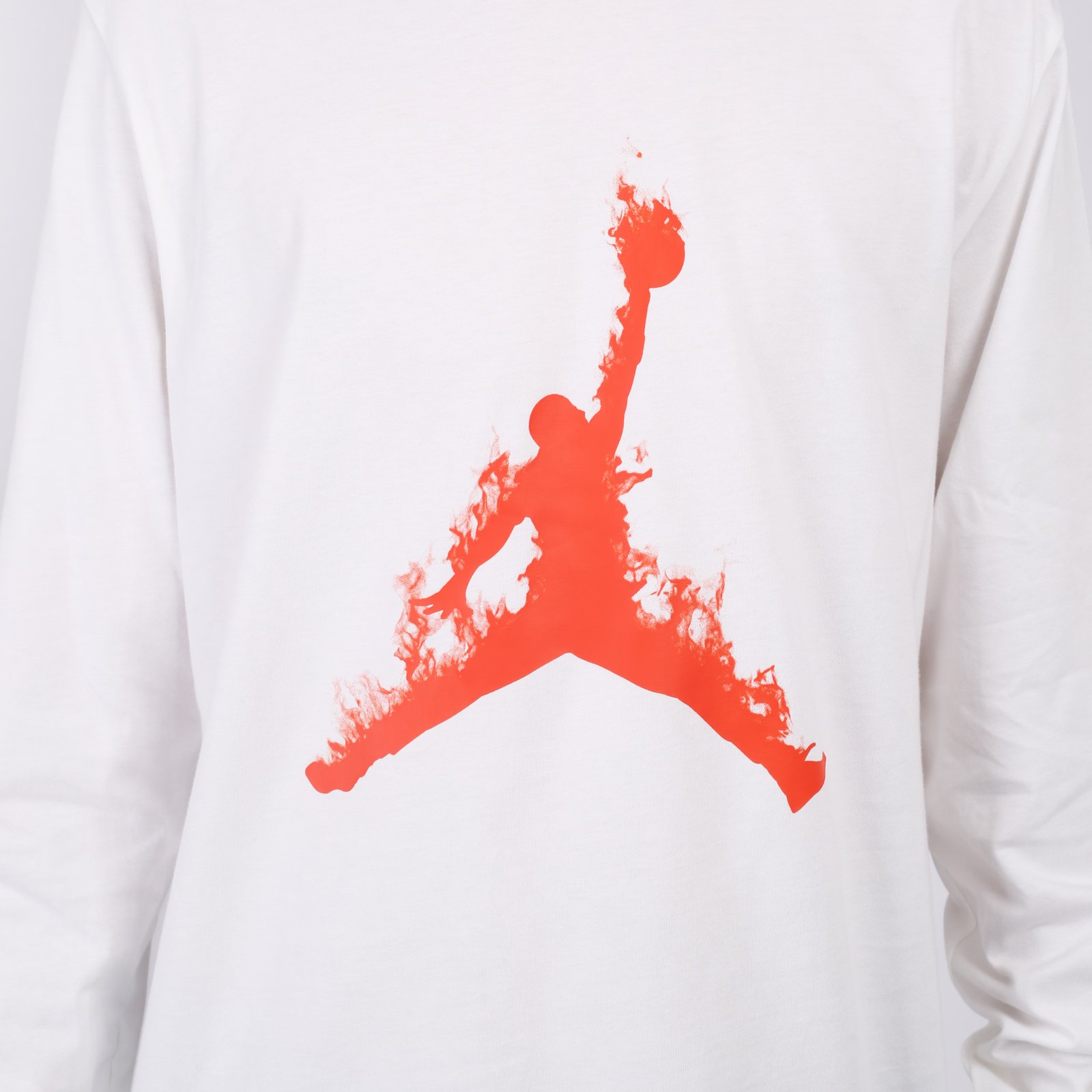 Лонгслив Jordan Flame Longsleeve Crew (FZ1989-100)  - цена, описание, фото 4
