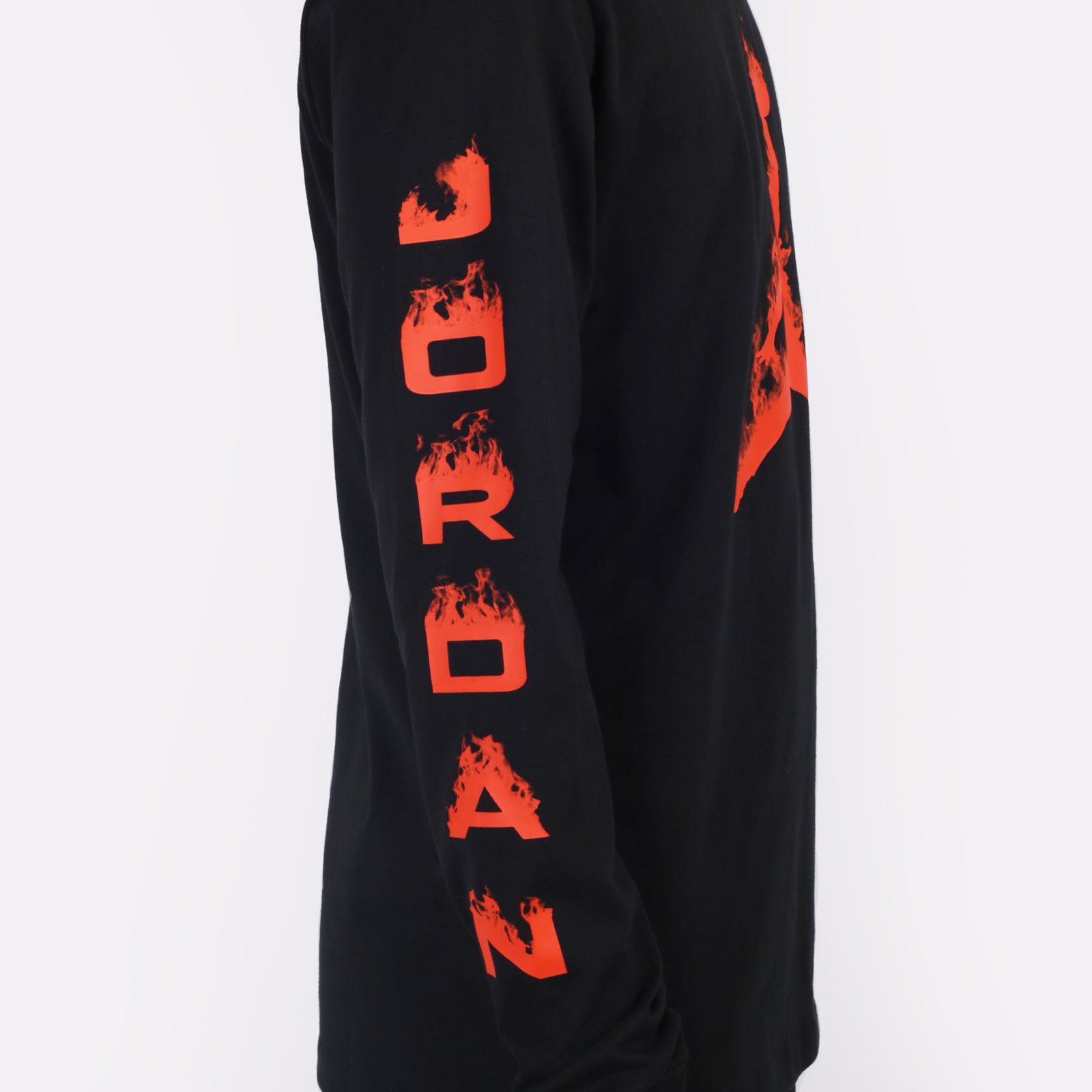 Лонгслив Jordan Flame Longsleeve Crew (FZ1989-010)  - цена, описание, фото 5