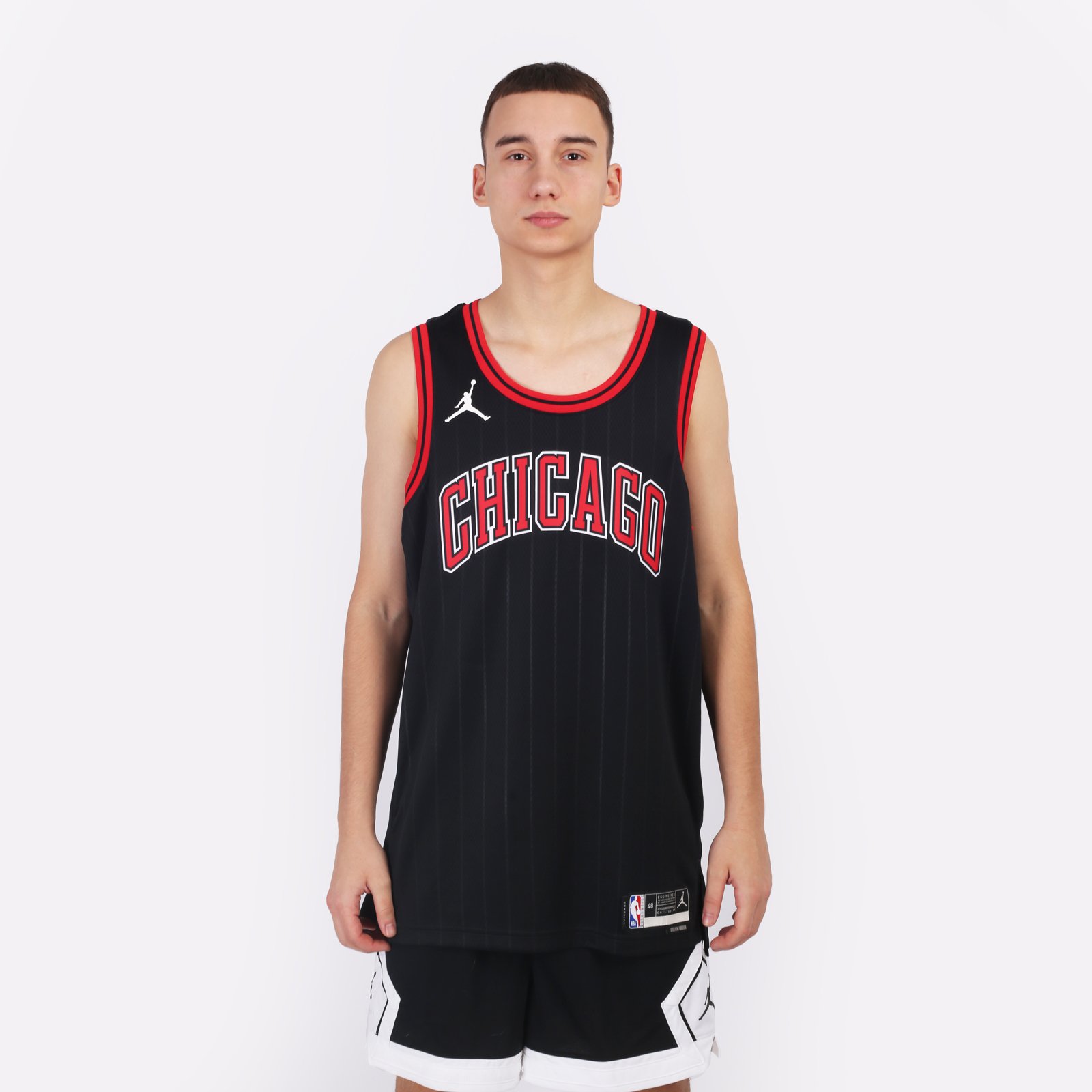 Мужская майка Jordan NBA Chicago Bulls Statement Edition (DO9554-010)  - цена, описание, фото 1