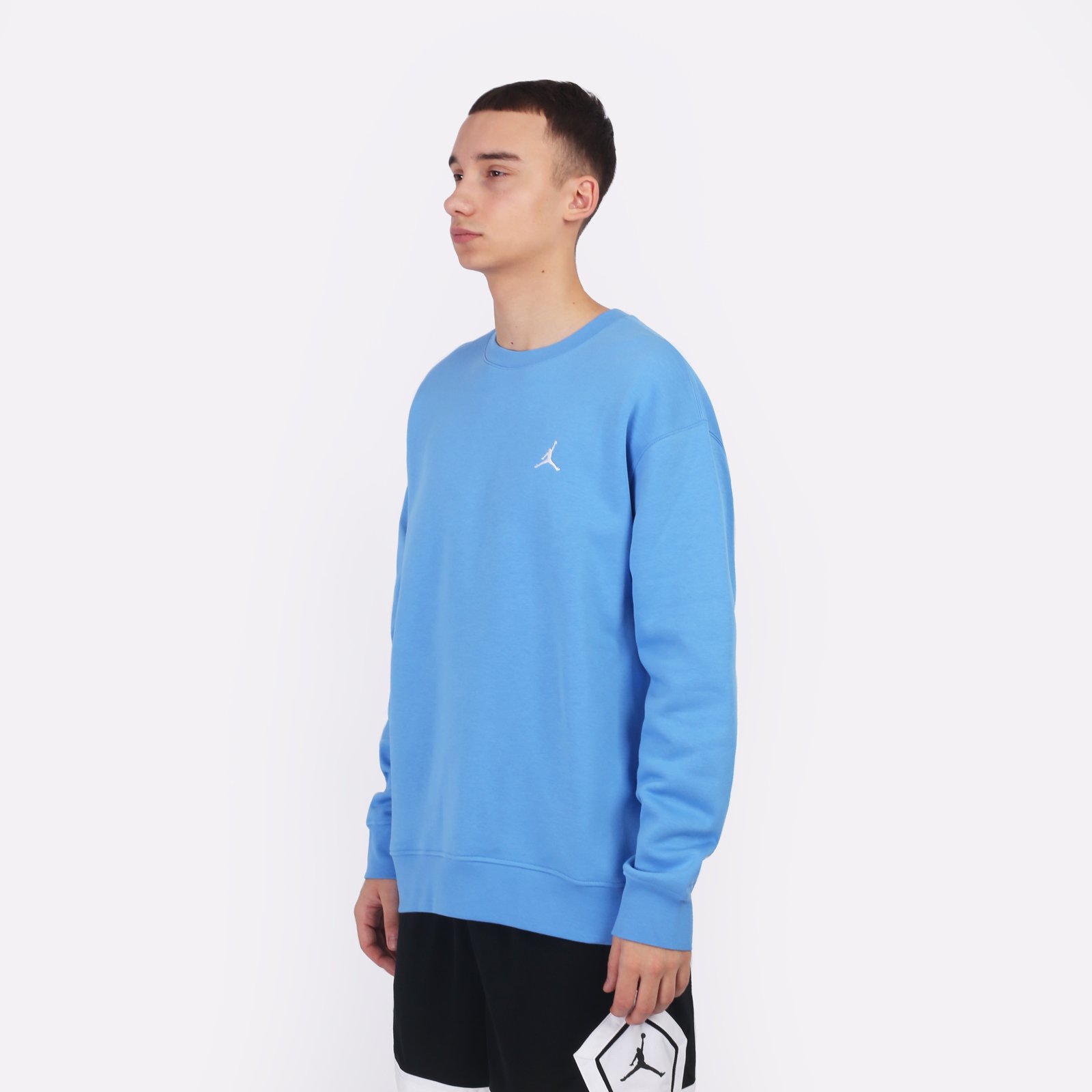 Мужская толстовка Jordan Brooklyn Fleece Crew-Neck Sweatshirt (FV7293-469)  - цена, описание, фото 3