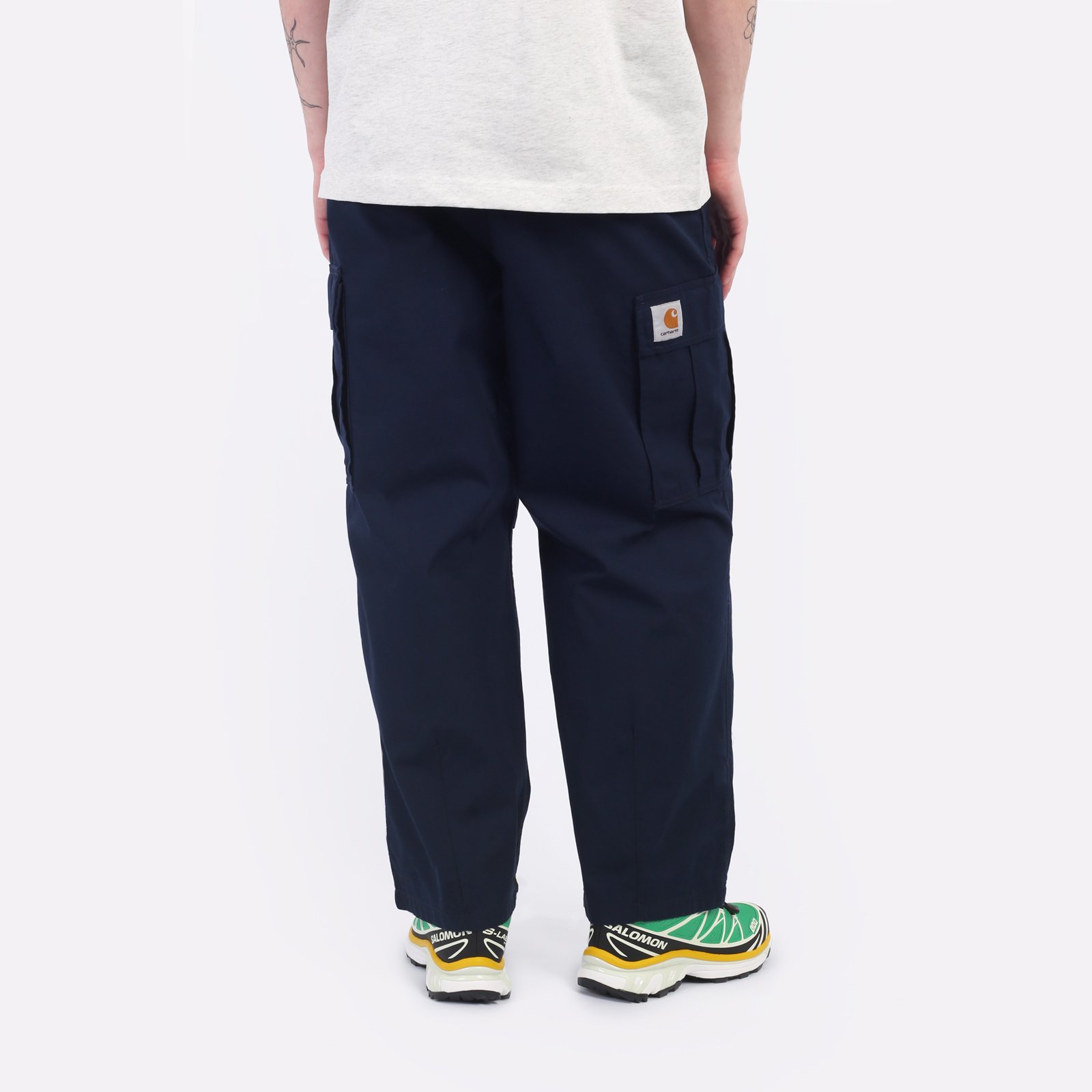 Мужские брюки Carhartt WIP Cole Cargo Pant (I030477-mizar rinsed)  - цена, описание, фото 2