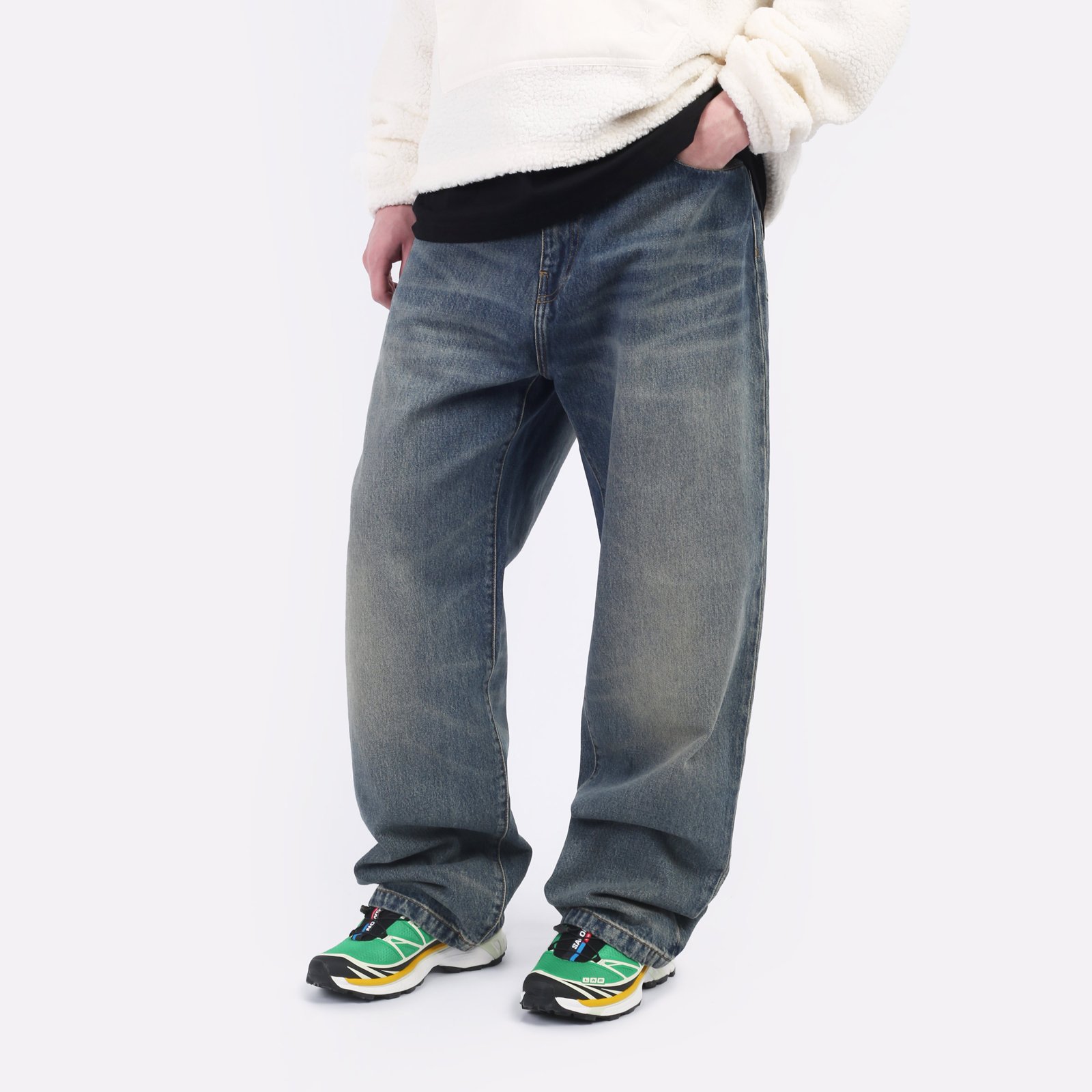 Мужские джинсы Carhartt WIP Landon Pant (I034733-blue wuw)  - цена, описание, фото 3