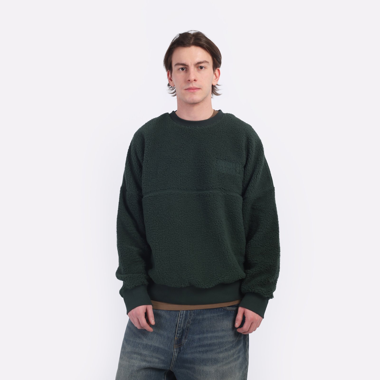 Мужская толстовка Carhartt WIP Coordinate Sweat (I033991-green)  - цена, описание, фото 1