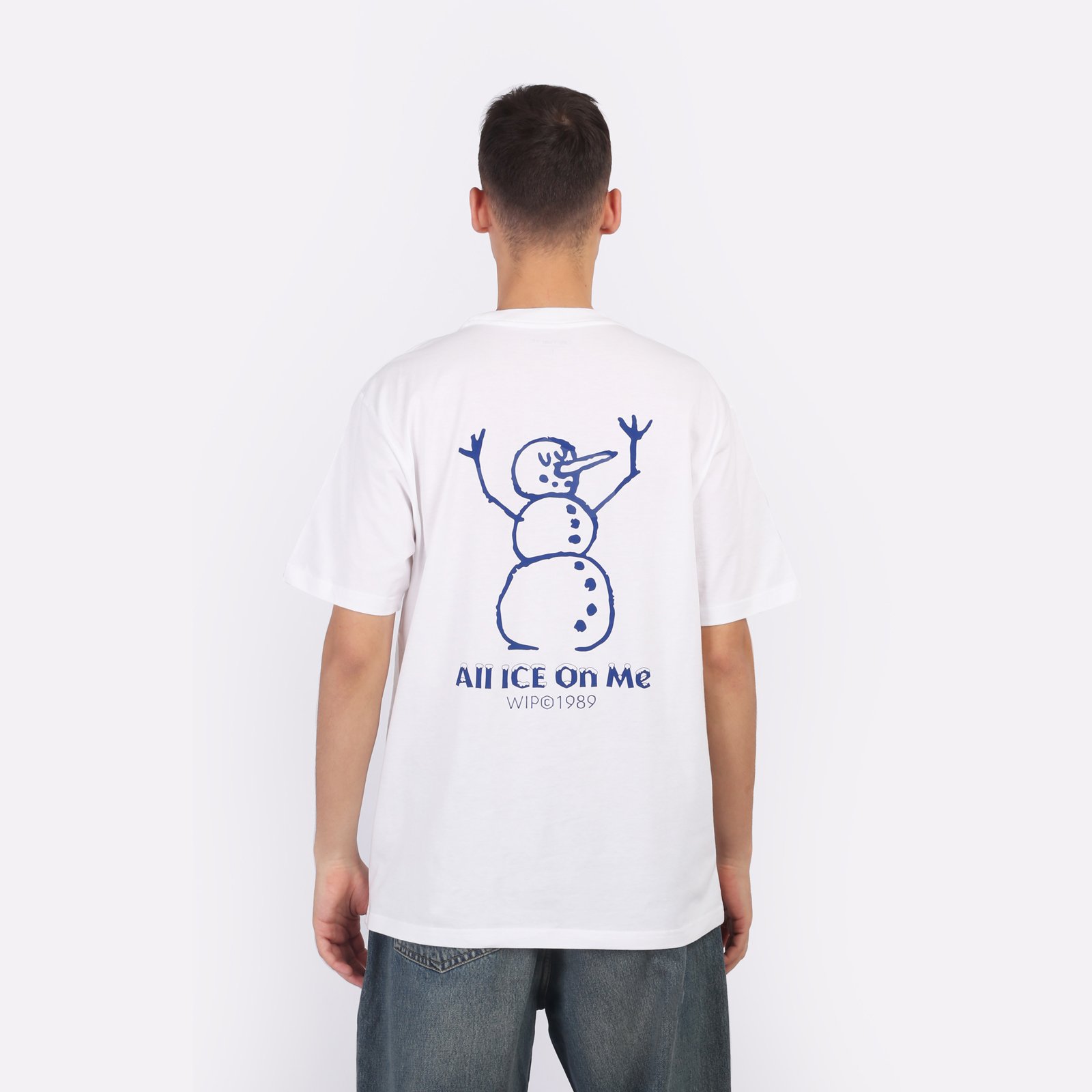 Мужская футболка Carhartt WIP S/S Ice T-Shirt (I034436-white)  - цена, описание, фото 2