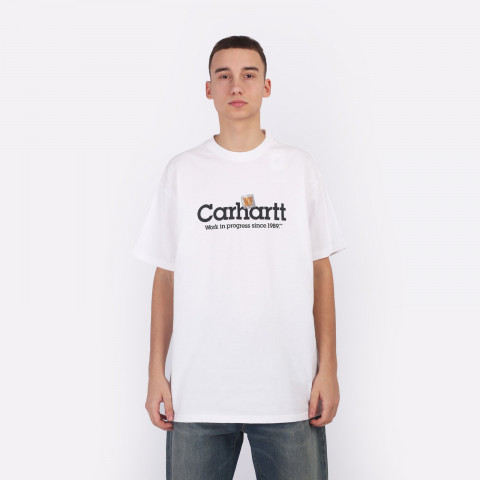 мужская футболка Carhartt WIP S/S Label Script T-Shirt  