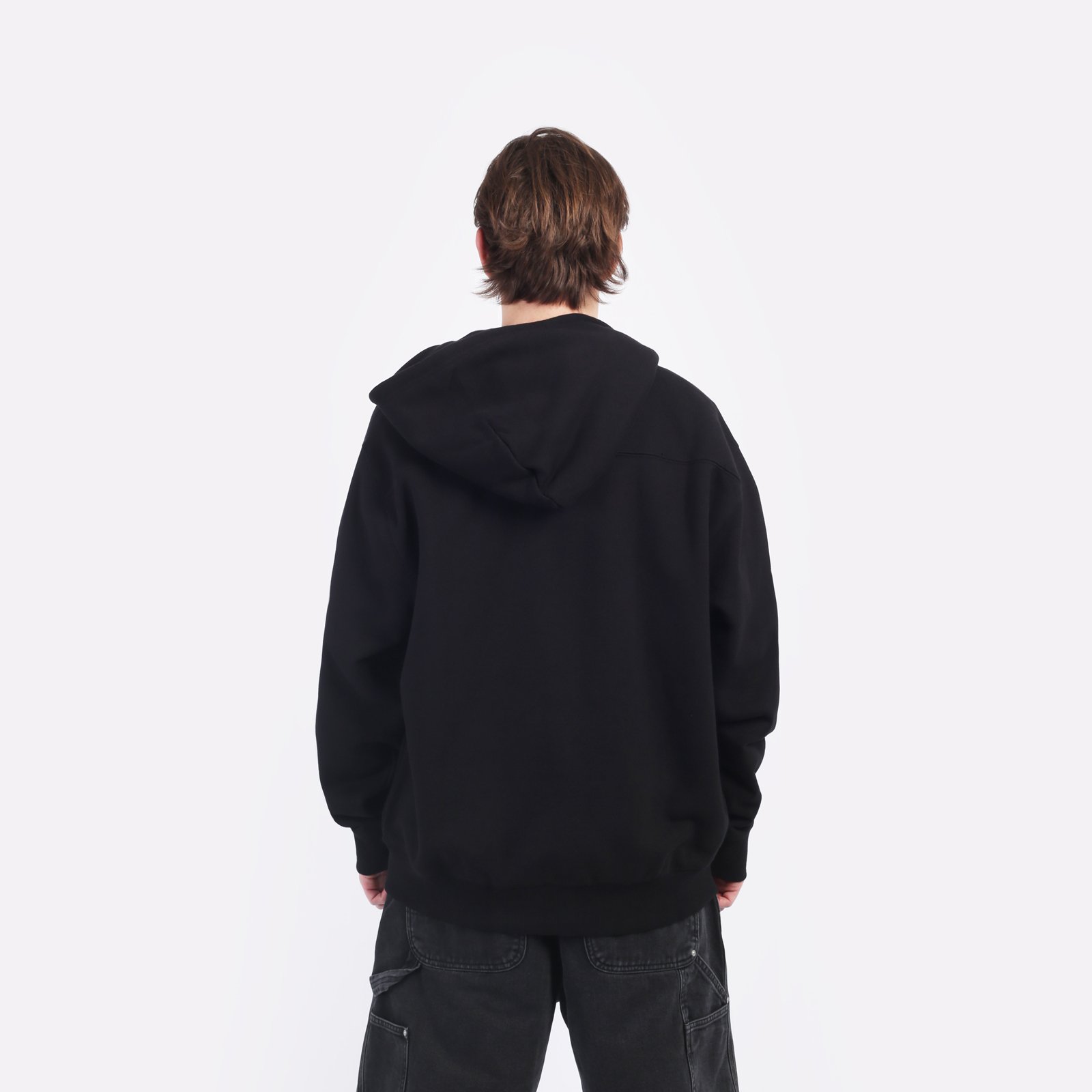 Мужская толстовка Carhartt WIP Hooded Eldon Sweat Jacket (I034428-black)  - цена, описание, фото 2