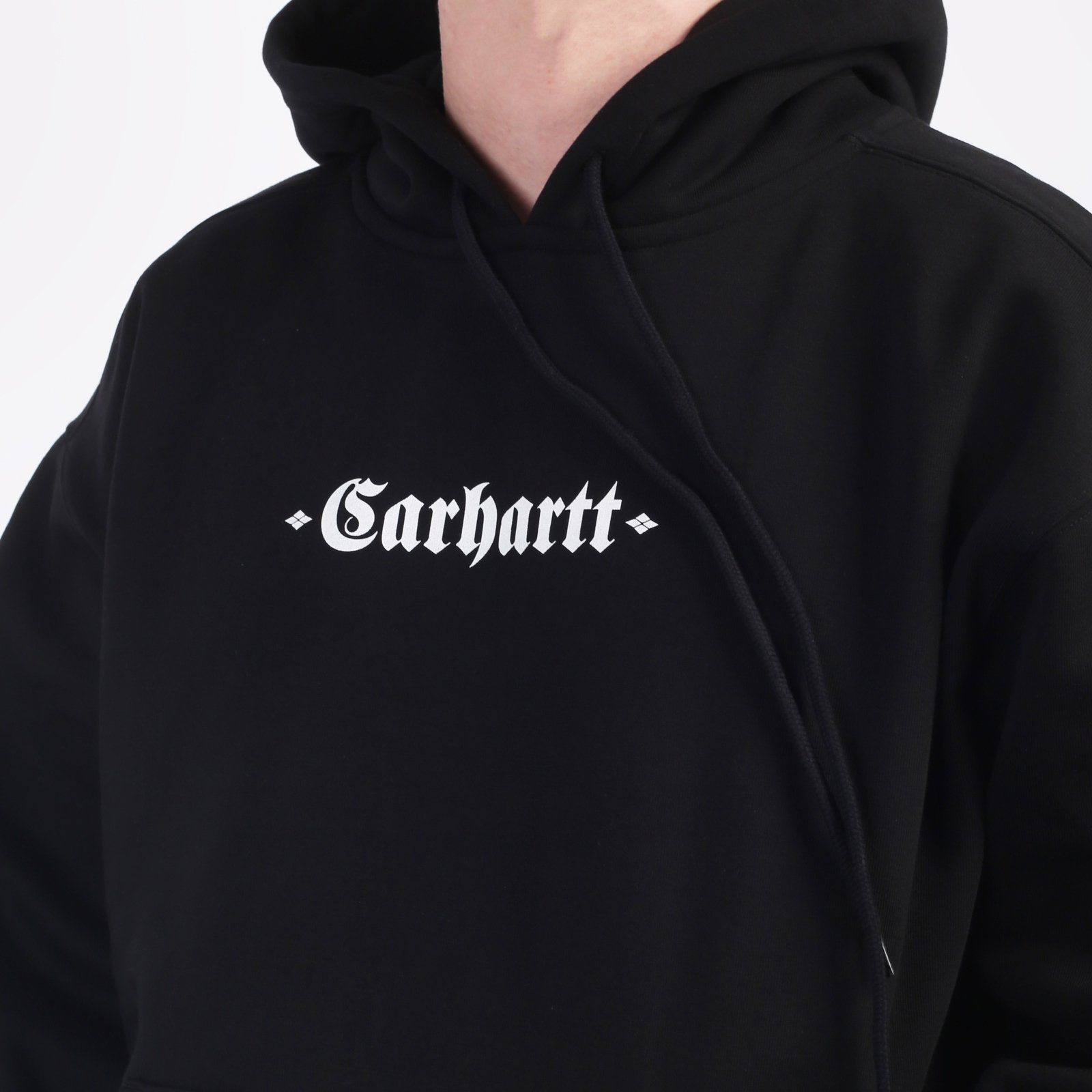 Мужская толстовка Carhartt WIP Hooded Greatest Hits Sweat (I034416-black/white)  - цена, описание, фото 4