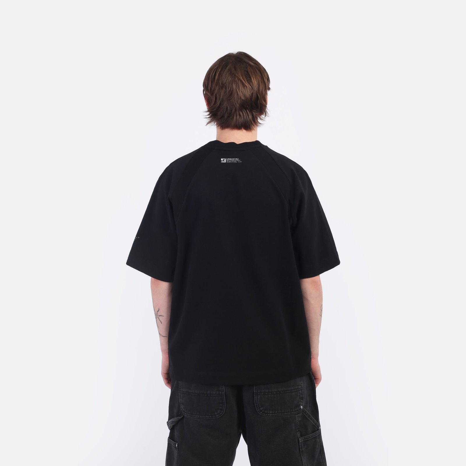 Мужская футболка KRAKATAU FALCON Oversize T-Shirt (Tm116-1-чёрный)  - цена, описание, фото 2