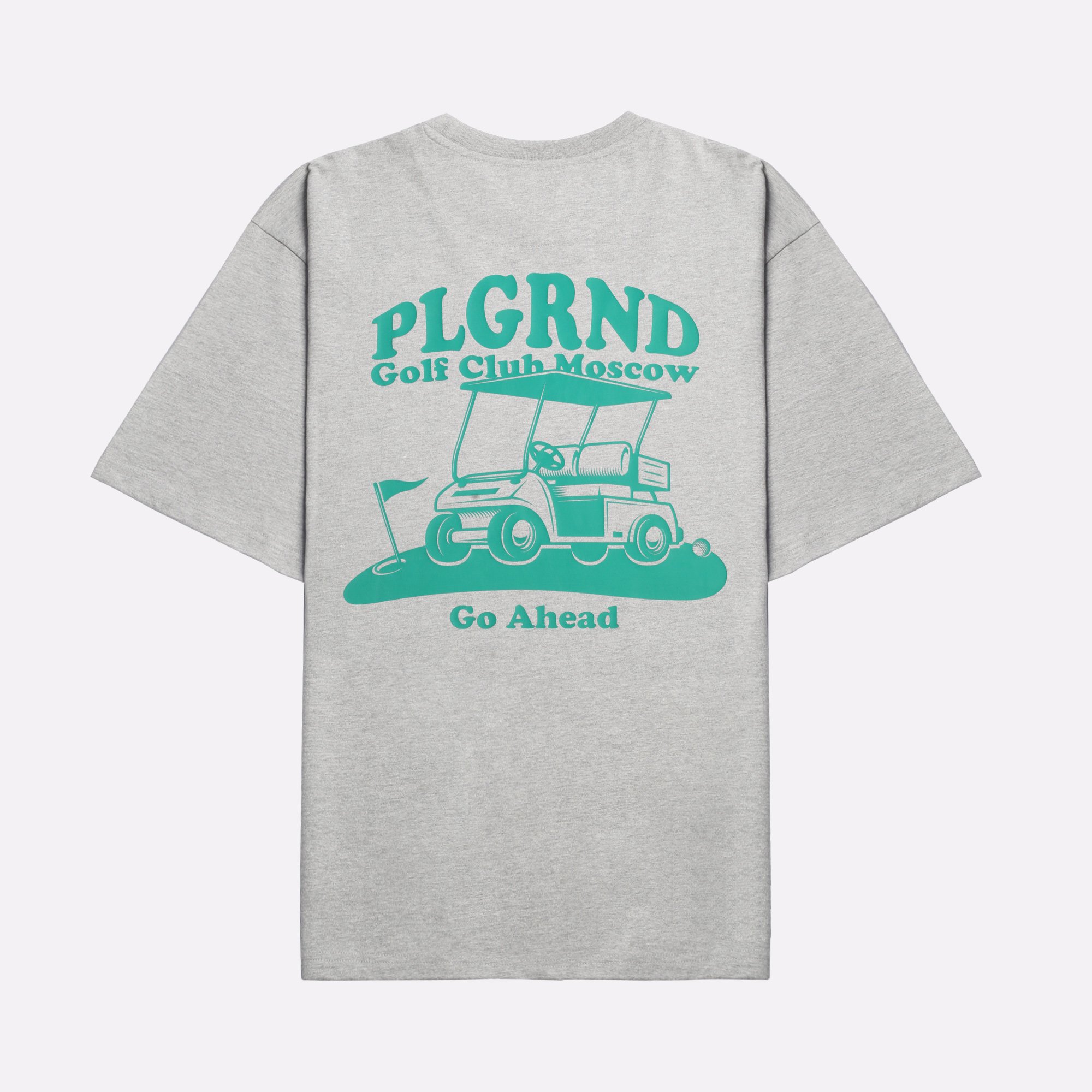 Мужская футболка Hard PLGRND Golf Club (PLGRND-Golf-club-grey)  - цена, описание, фото 3
