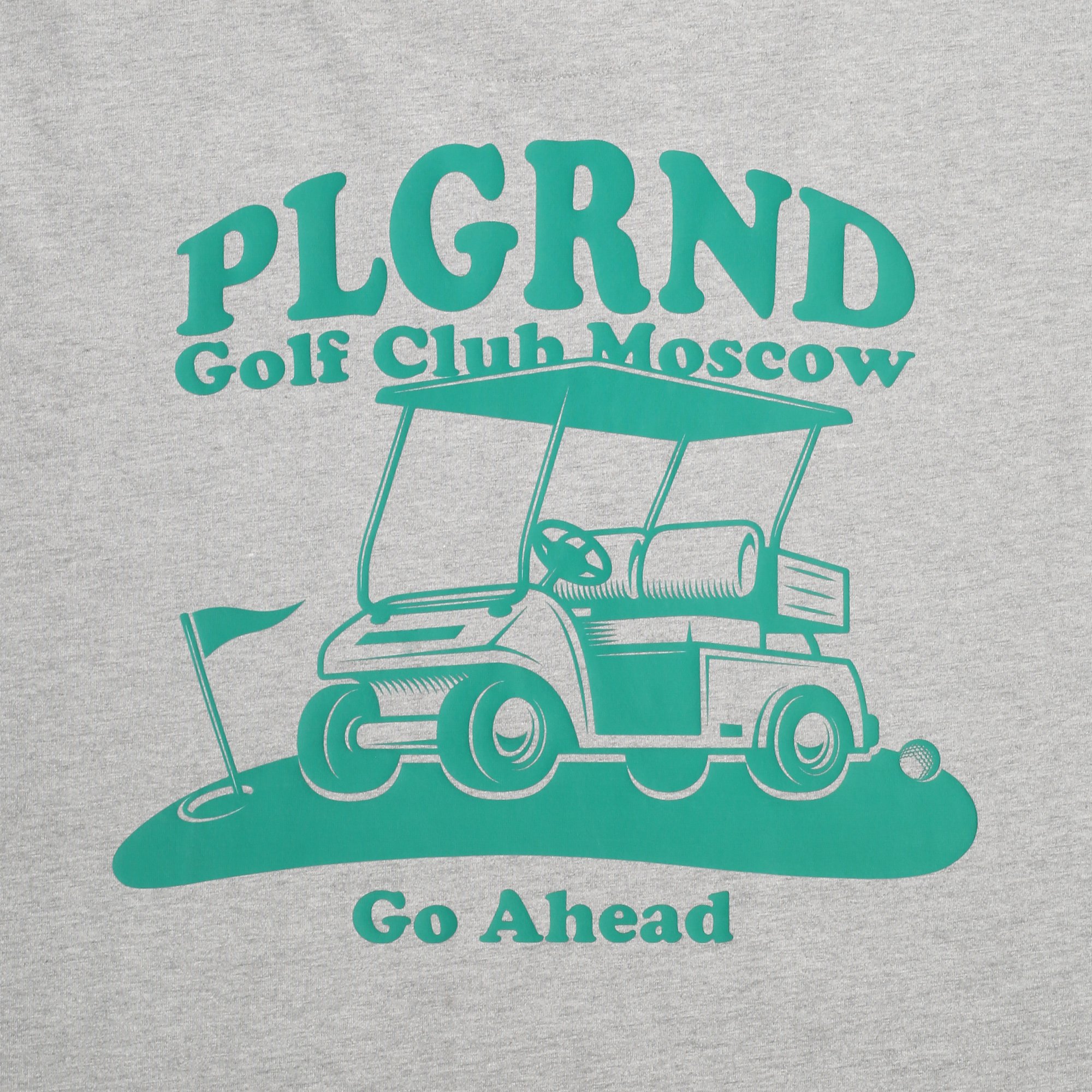 Мужская футболка Hard PLGRND Golf Club (PLGRND-Golf-club-grey)  - цена, описание, фото 4