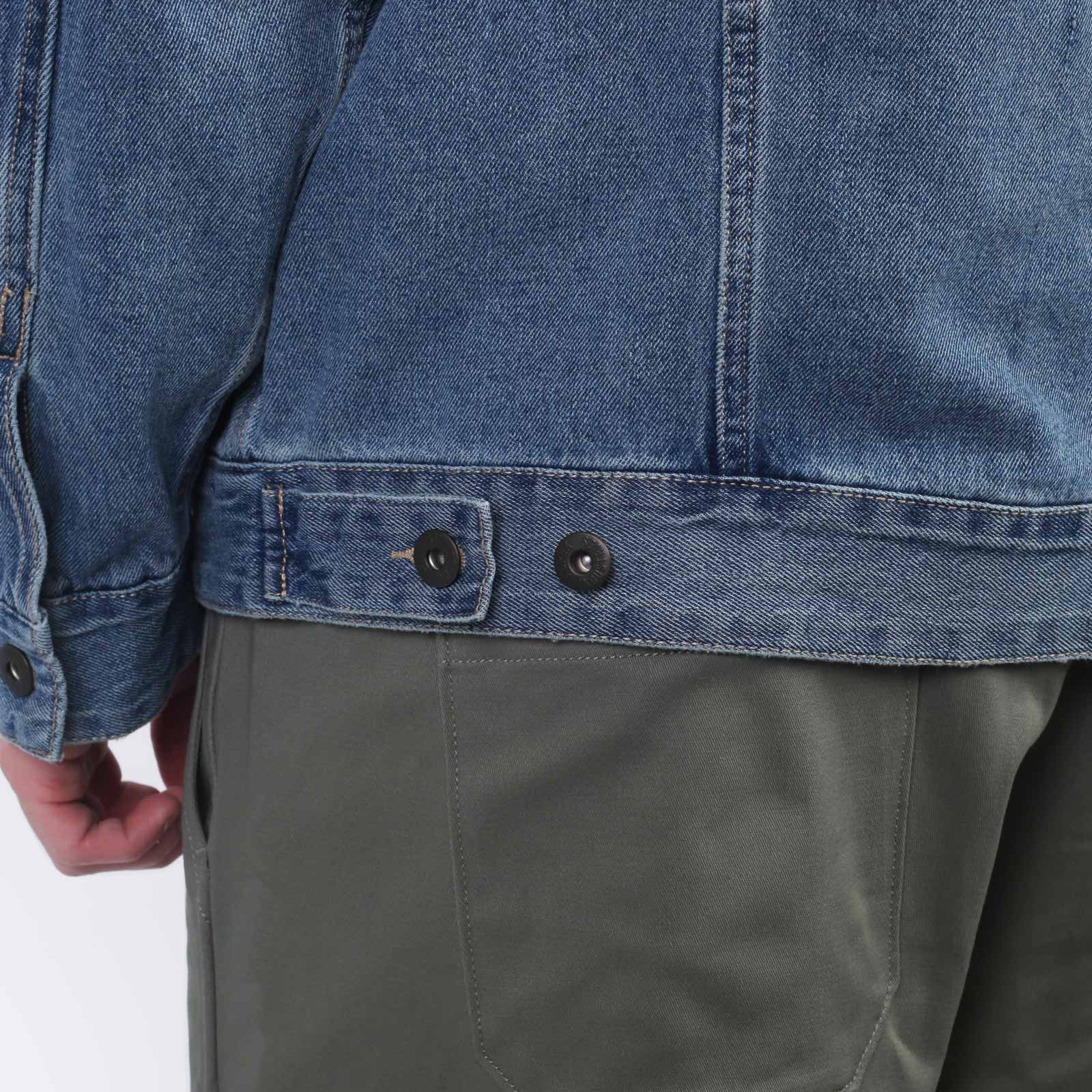 Мужская куртка Alpha Industries Denim Jacket (MJD55000C1-replica blue)  - цена, описание, фото 5