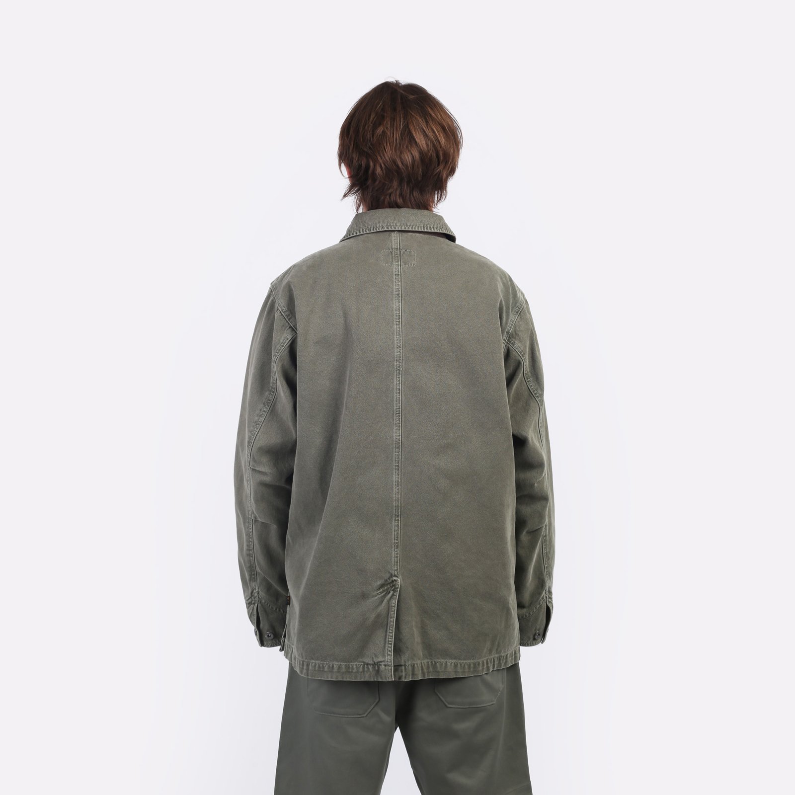 Мужская куртка Alpha Industries CTN Chore Coat (MJC55000CO-OG-107-green)  - цена, описание, фото 2