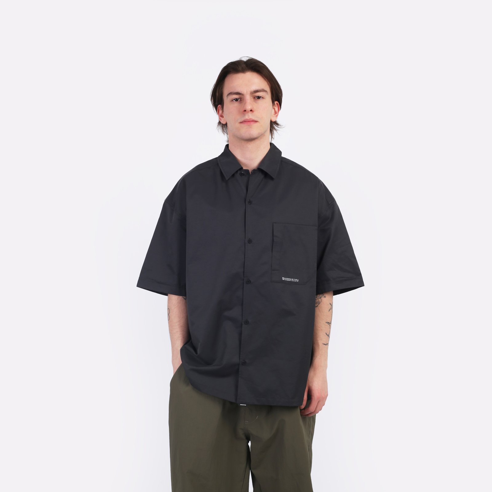 Мужская рубашка KRAKATAU ZITMO Shirt (Nm72-2)  - цена, описание, фото 1