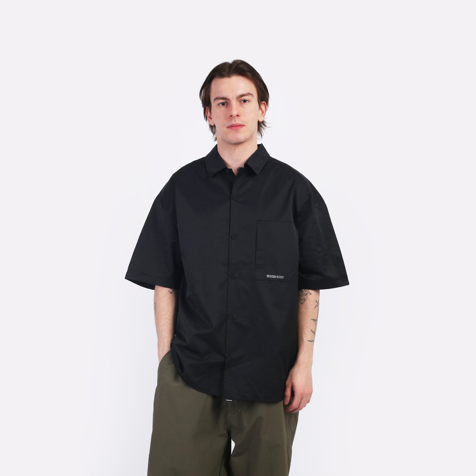 Мужская рубашка KRAKATAU ZITMO Shirt (Nm72-1)  - цена, описание, фото 1