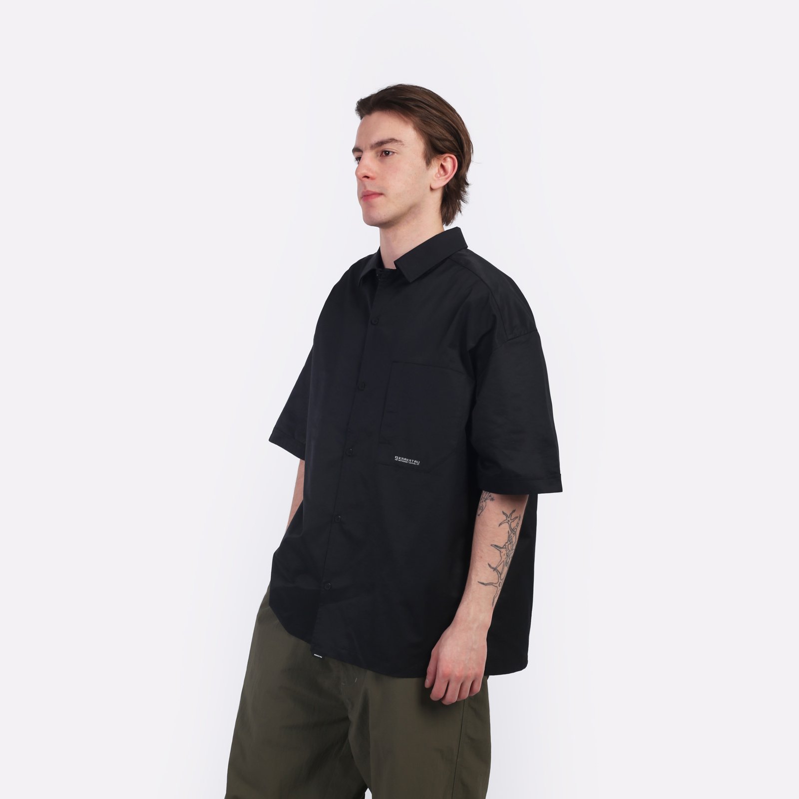 Мужская рубашка KRAKATAU ZITMO Shirt (Nm72-1)  - цена, описание, фото 3
