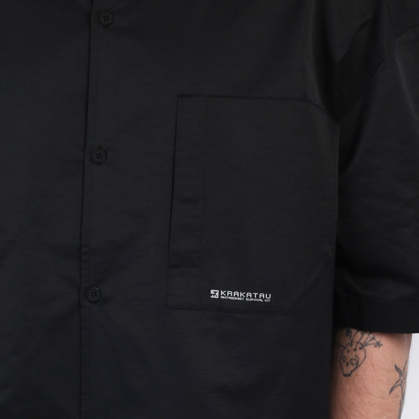 Мужская рубашка KRAKATAU ZITMO Shirt (Nm72-1)  - цена, описание, фото 4