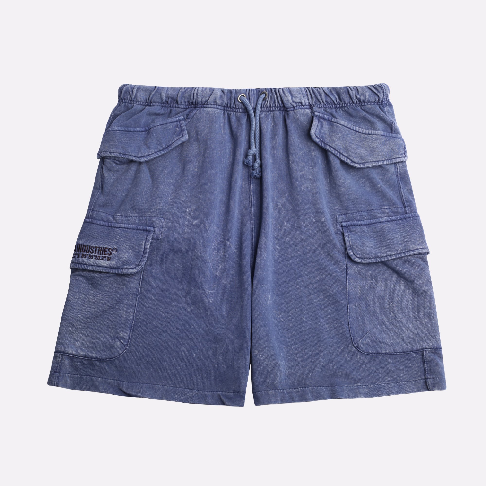 Мужские шорты Alpha Industries Terry Dyed Short (MBT55000C1-replica blue)  - цена, описание, фото 1