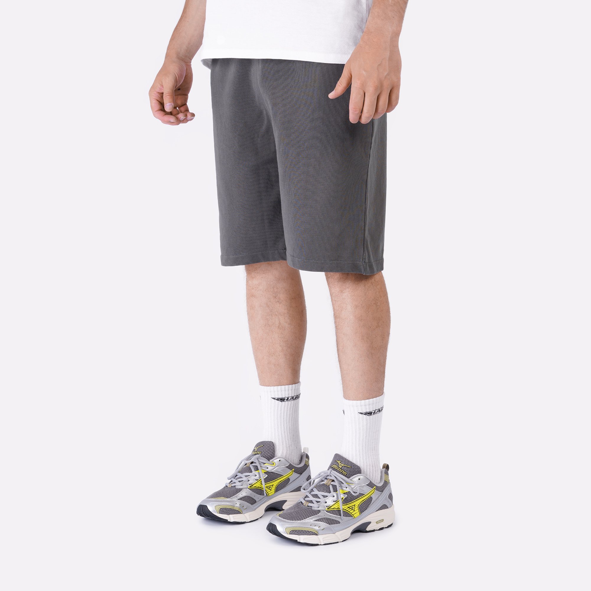 Мужские шорты Alpha Industries Essential French Terry Short (MBE55001C1-charcoal)  - цена, описание, фото 5