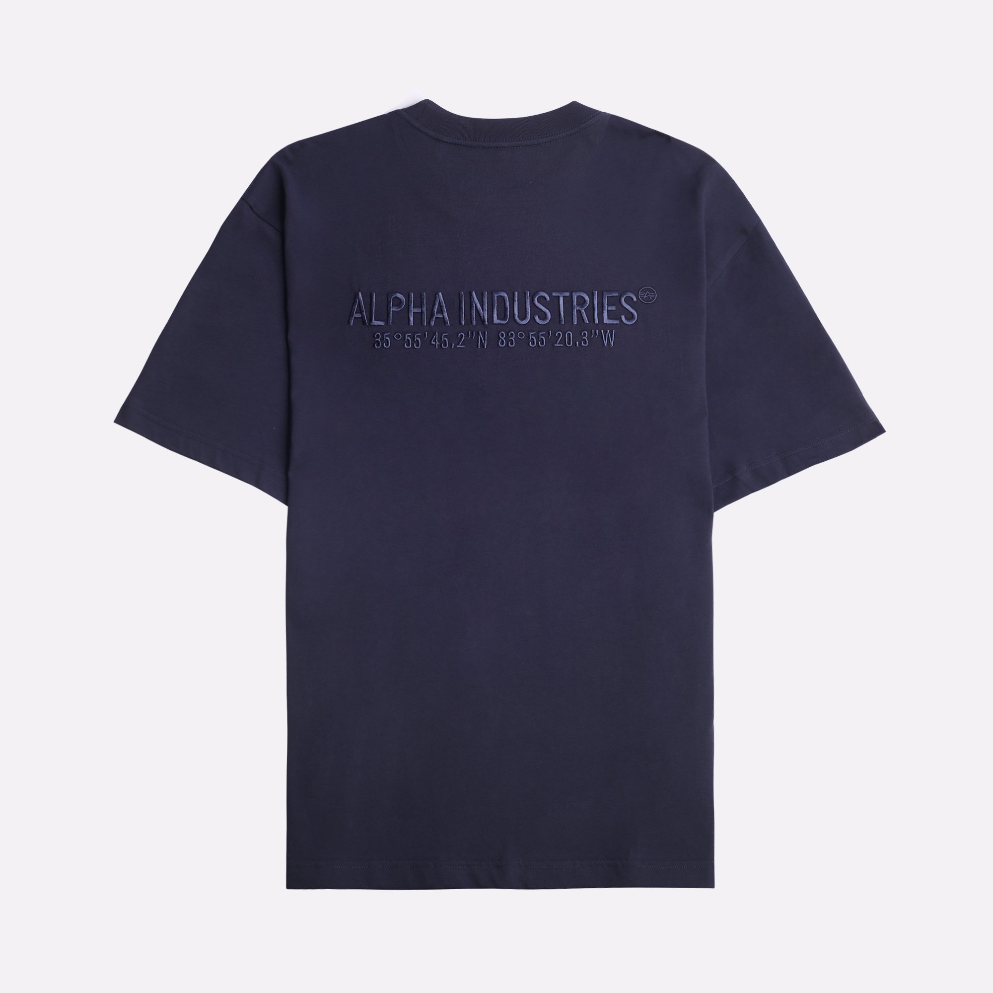 Мужская футболка Alpha Industries Tiger Embroidered Tee (MTT55002C1-replica blue)  - цена, описание, фото 2