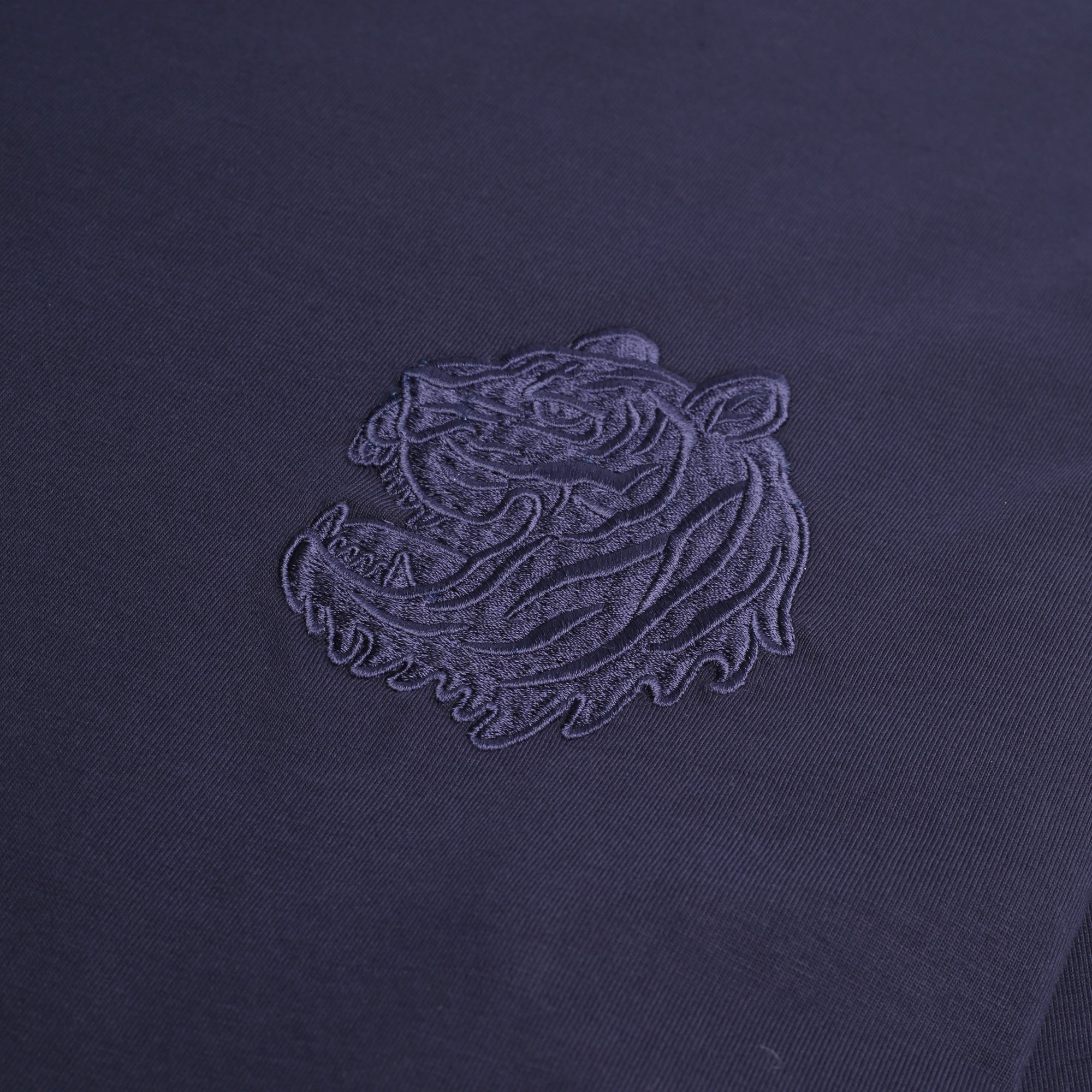 Мужская футболка Alpha Industries Tiger Embroidered Tee (MTT55002C1-replica blue)  - цена, описание, фото 3