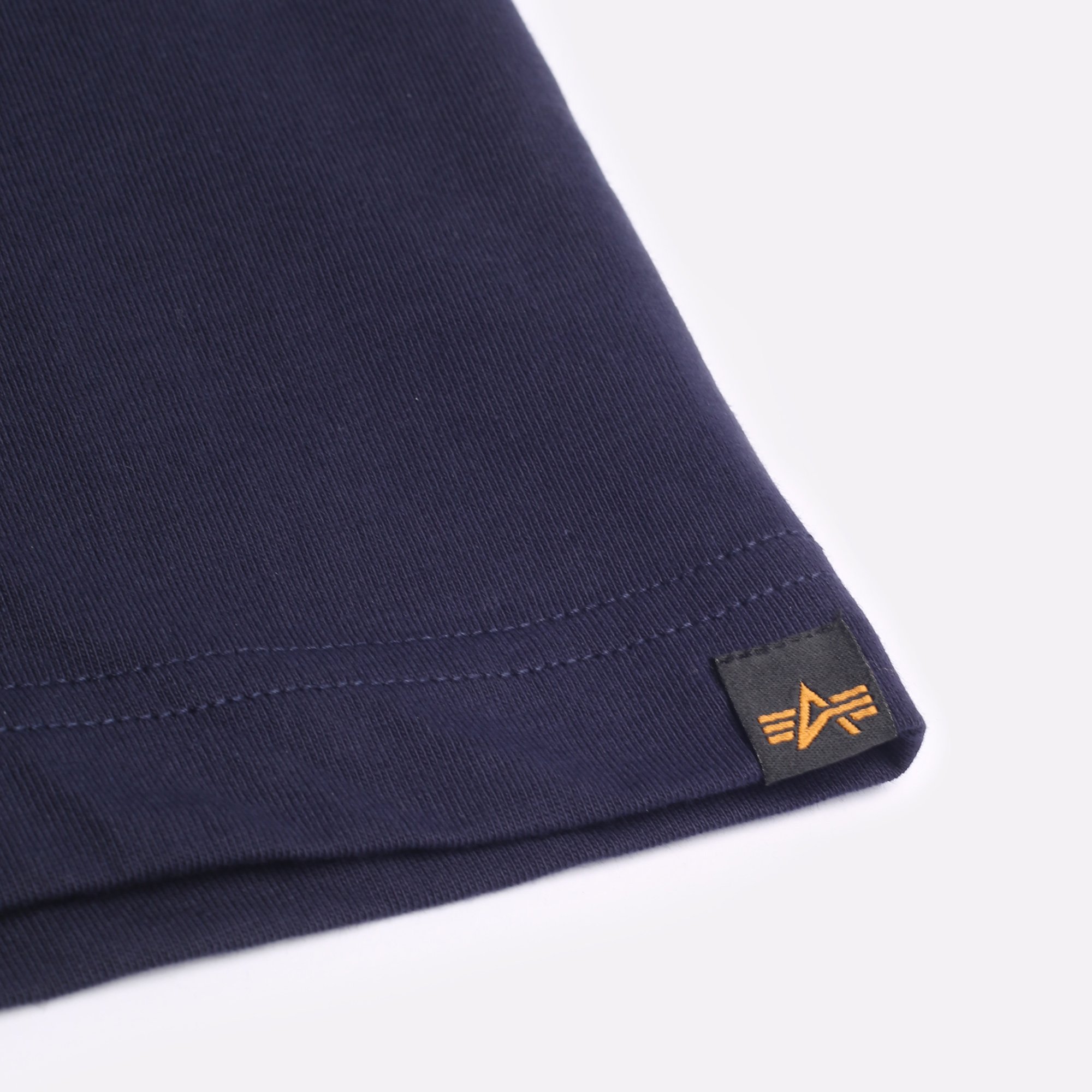Мужская футболка Alpha Industries Tiger Embroidered Tee (MTT55002C1-replica blue)  - цена, описание, фото 4