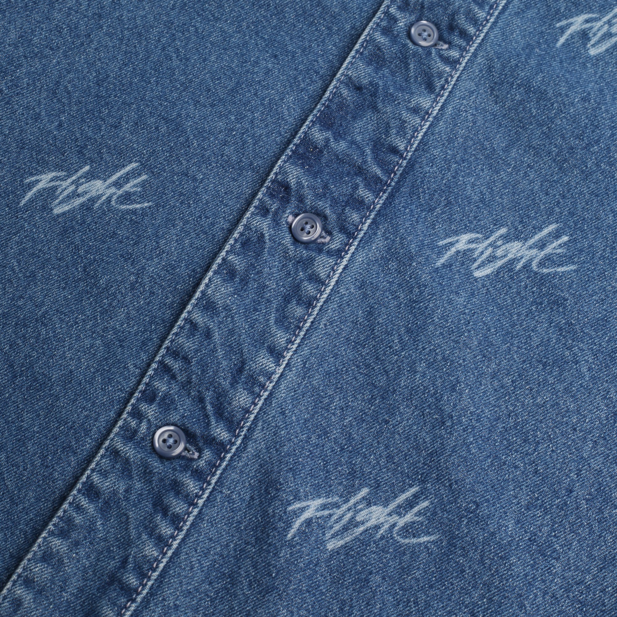 Мужская рубашка Jordan Flight Heritage Denim Shirt (FN4653-436)  - цена, описание, фото 2