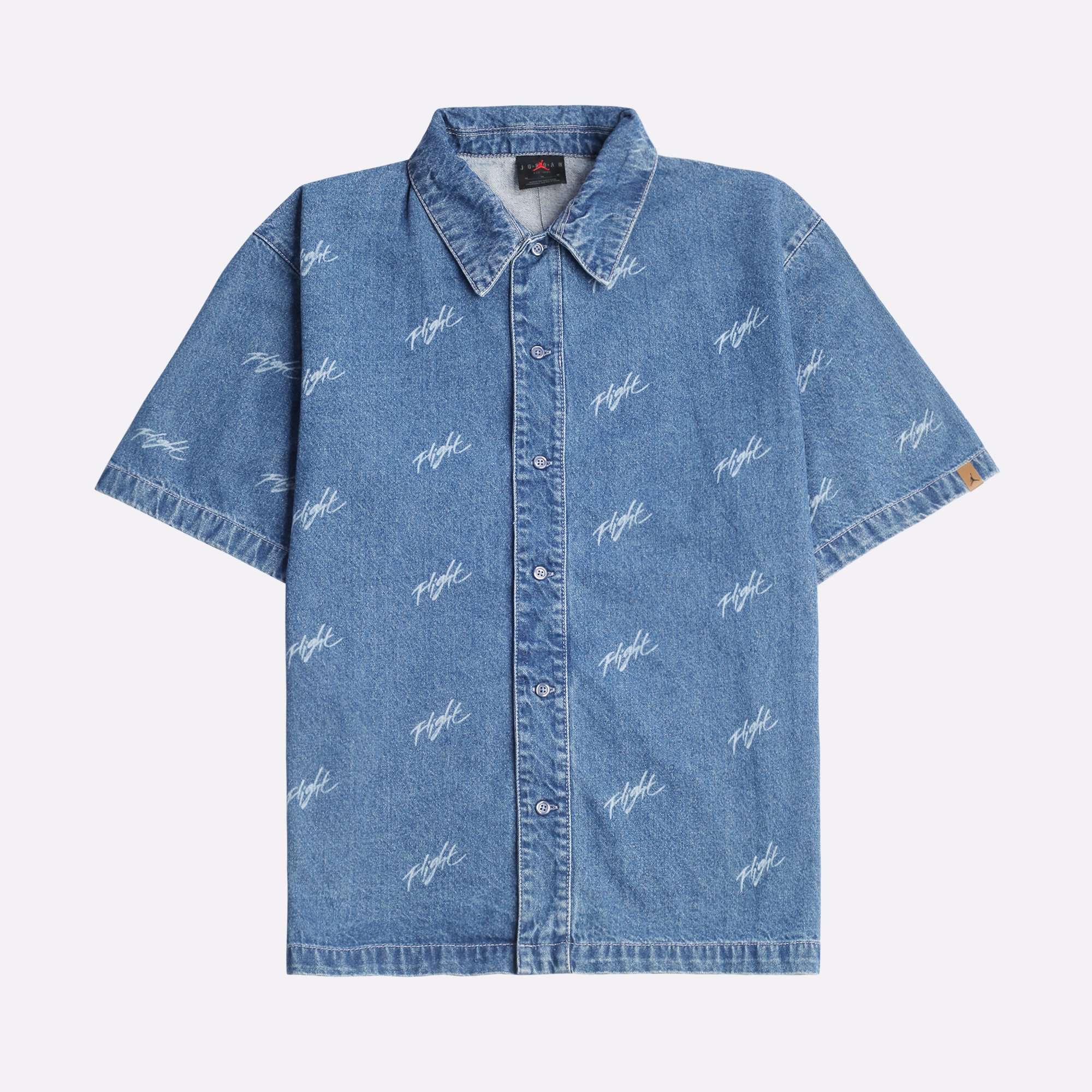 Мужская рубашка Jordan Flight Heritage Denim Shirt (FN4653-436)  - цена, описание, фото 1
