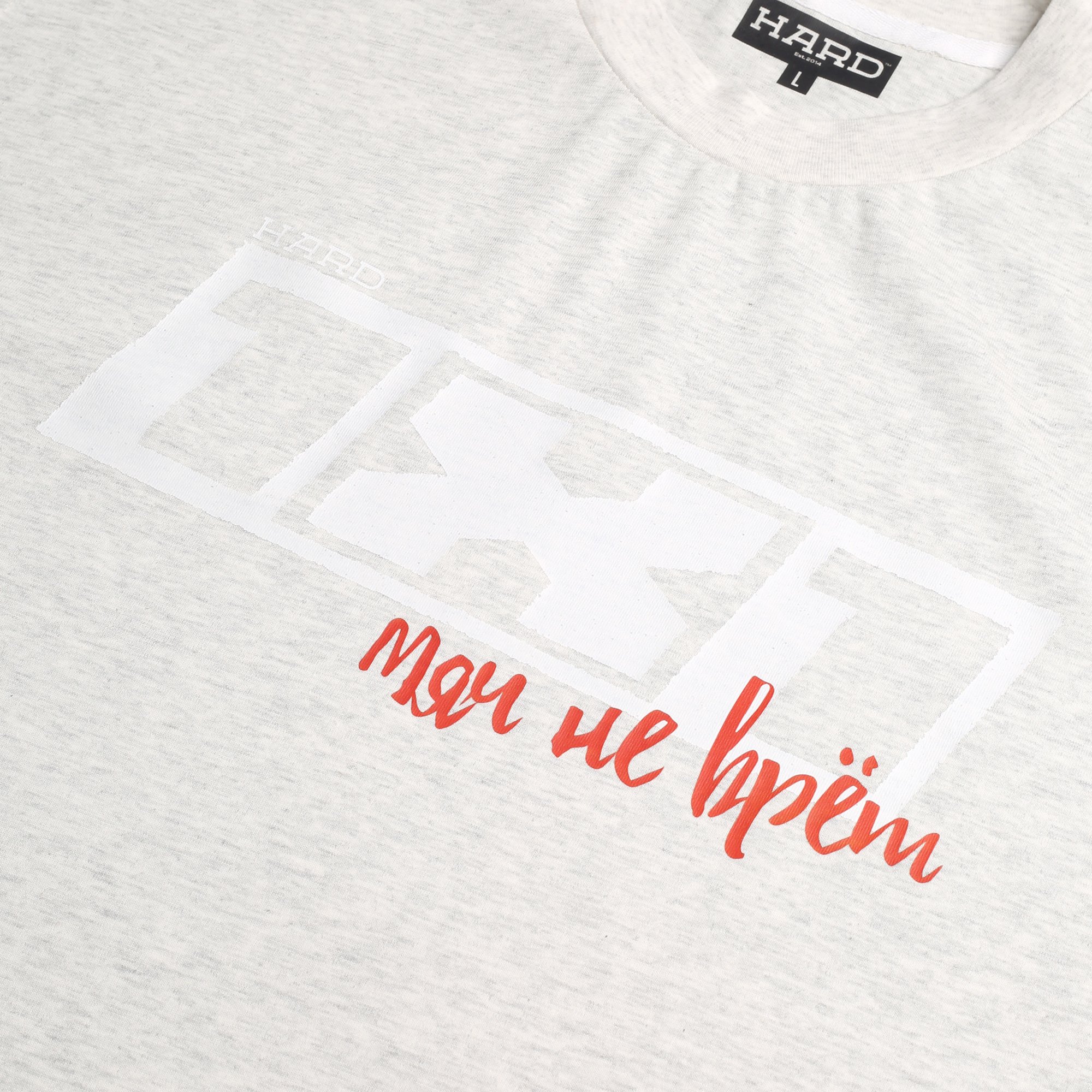 Мужская майка Hard 1x1 (Hrd-shortsleeve-1x1-grey)  - цена, описание, фото 2