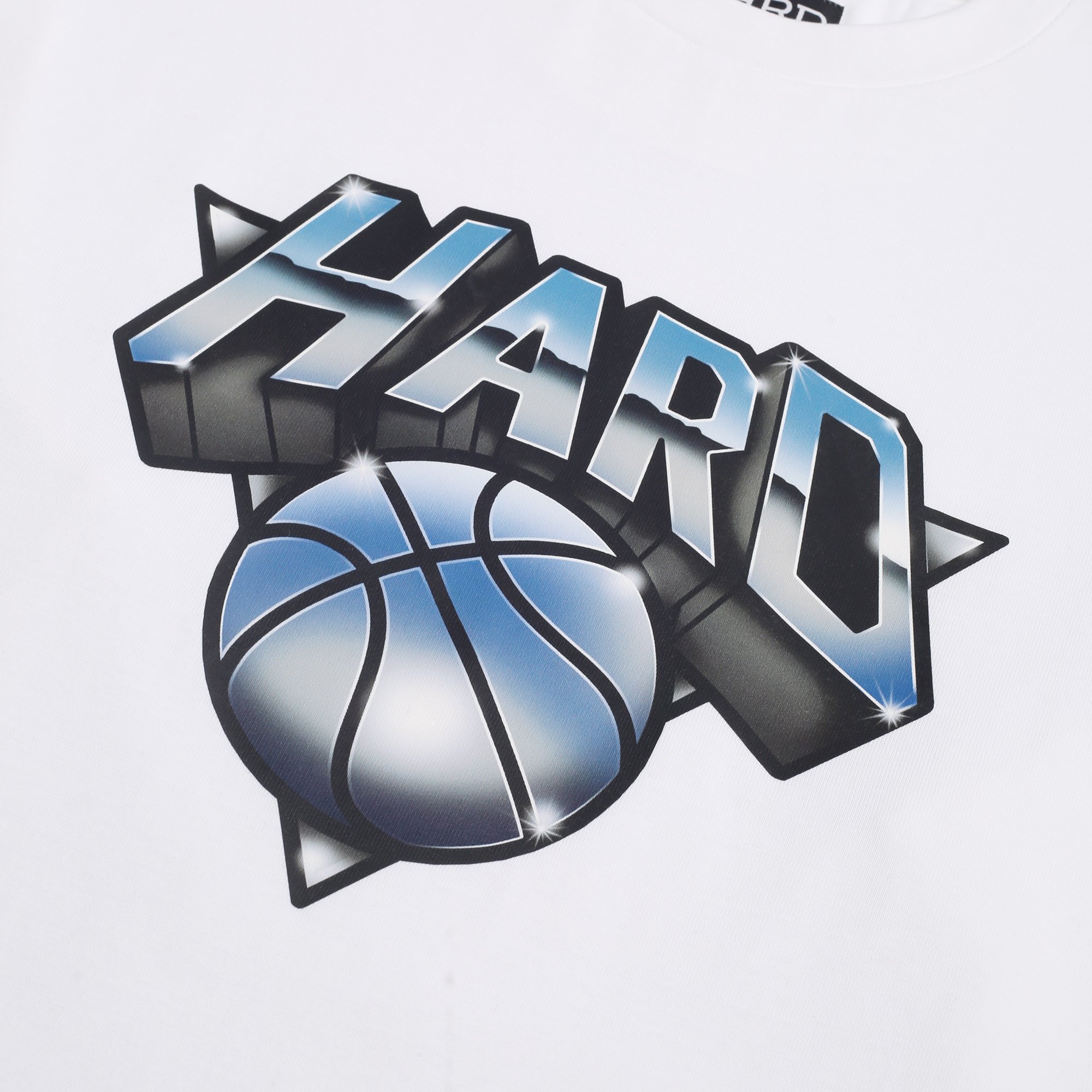 Мужская футболка Hard Metall Logo T-Shirt (Hrd-tee-metall-logo-white)  - цена, описание, фото 2