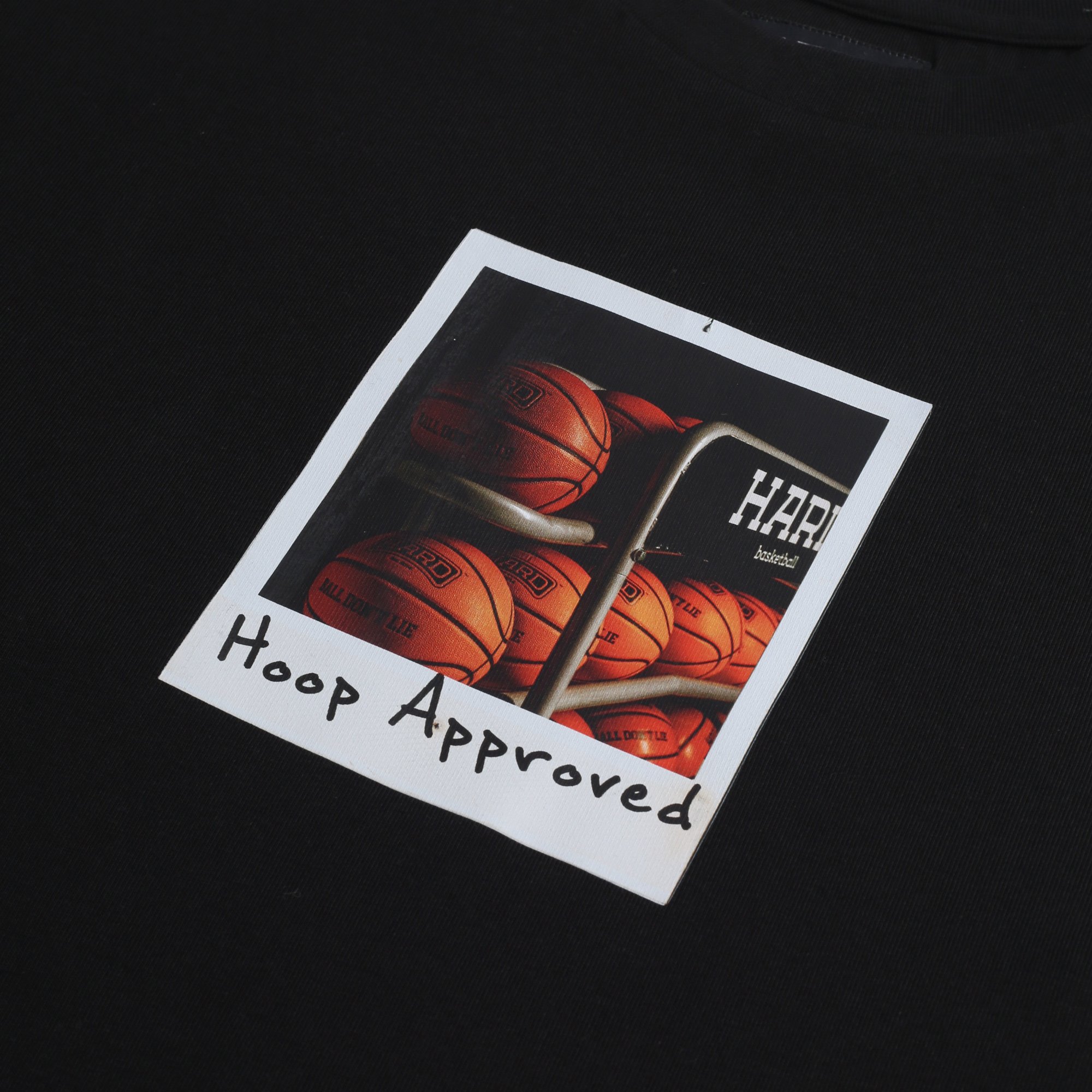 Мужская футболка Hard Hoop Approved (Hard-blck-tee-hoop)  - цена, описание, фото 2