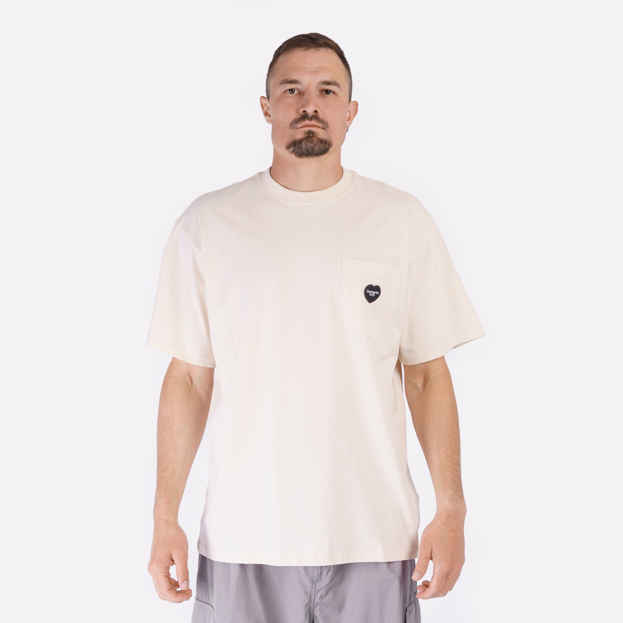 Мужская футболка Carhartt WIP S/S Ingo Pocket T-Shirt (I034486-undyed)  - цена, описание, фото 2
