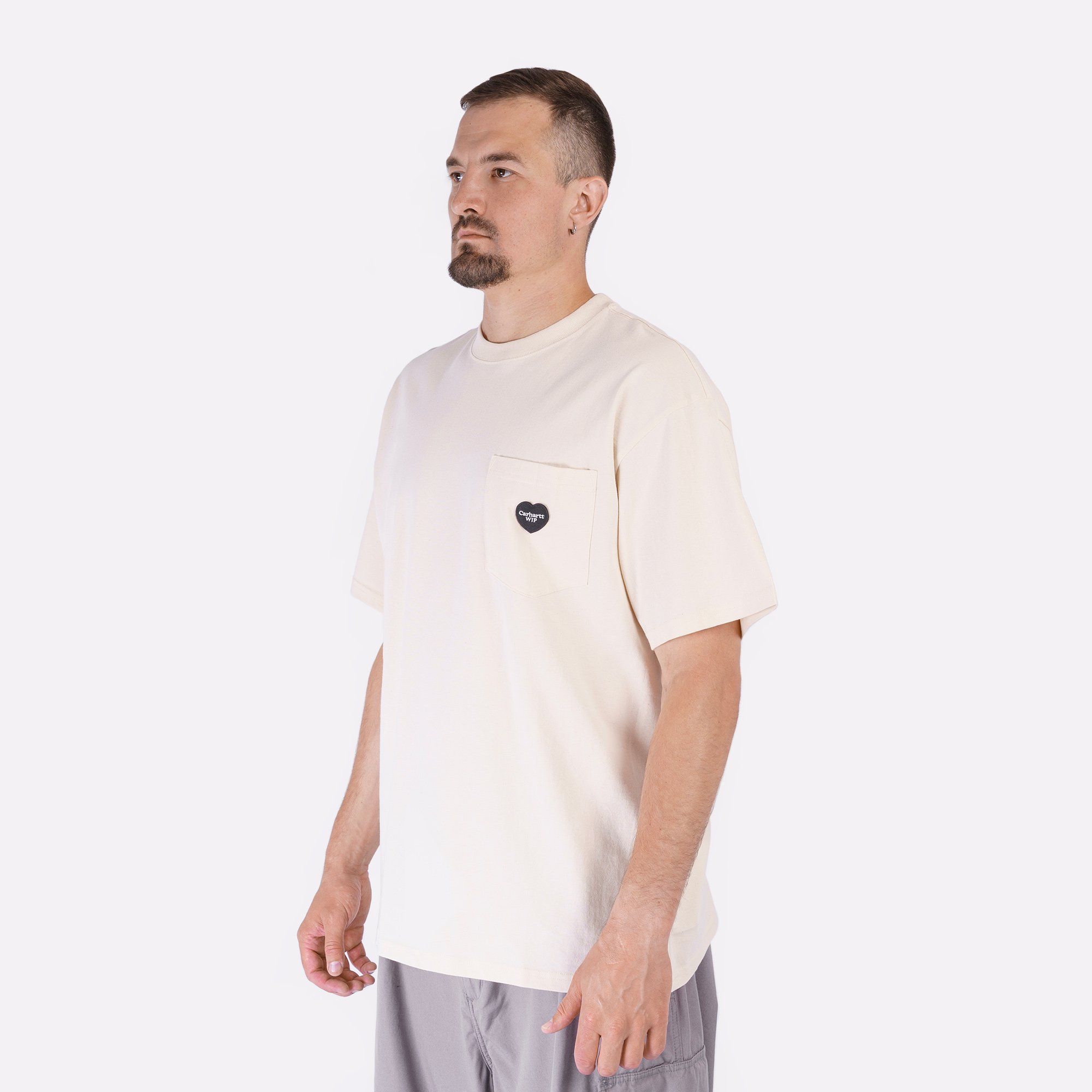 Мужская футболка Carhartt WIP S/S Ingo Pocket T-Shirt (I034486-undyed)  - цена, описание, фото 4