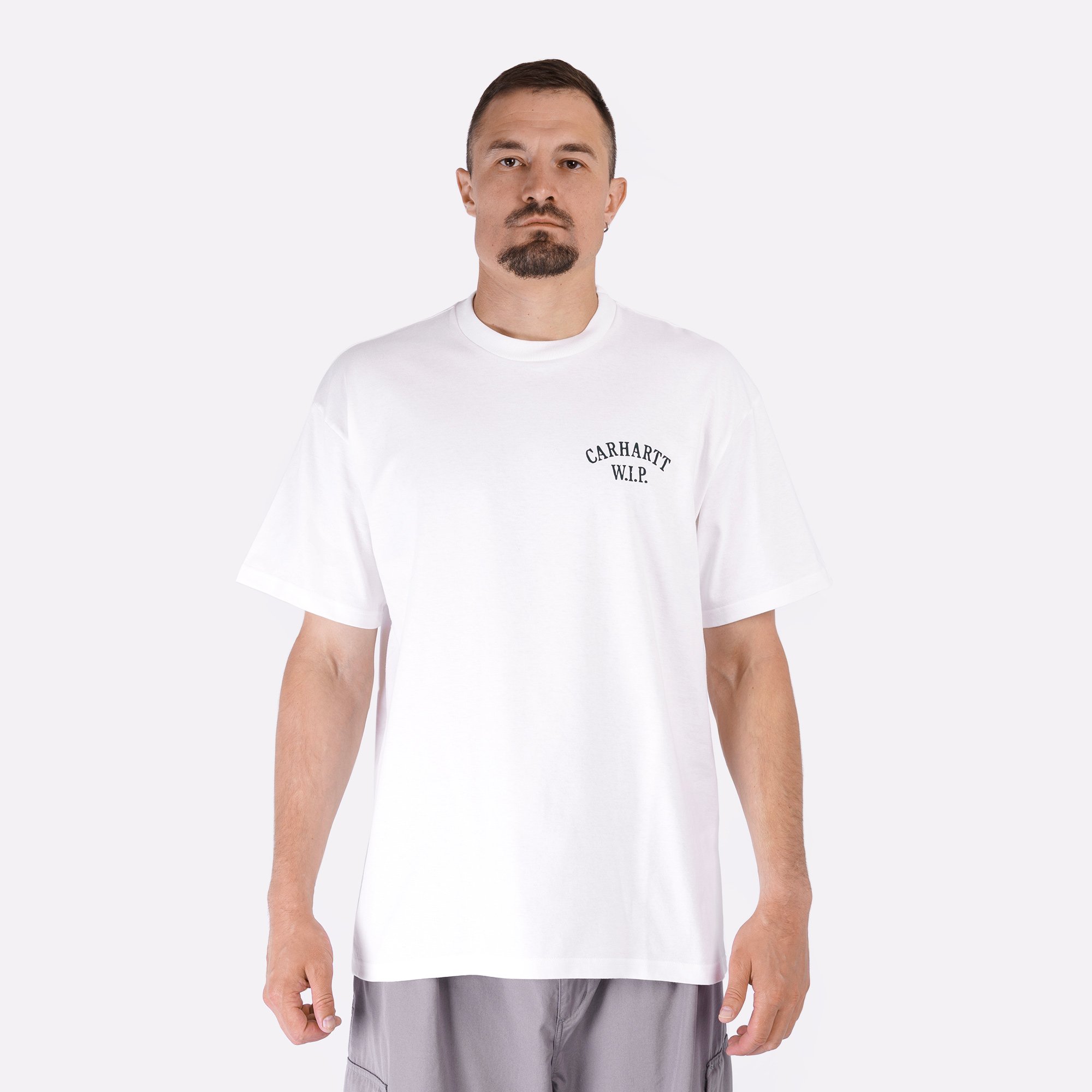 Мужская футболка Carhartt WIP S/S Cabinetry T-Shirt (I034779-black/white)  - цена, описание, фото 3