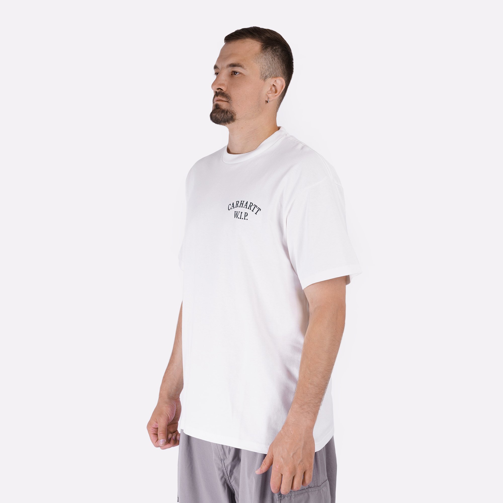 Мужская футболка Carhartt WIP S/S Cabinetry T-Shirt (I034779-black/white)  - цена, описание, фото 4