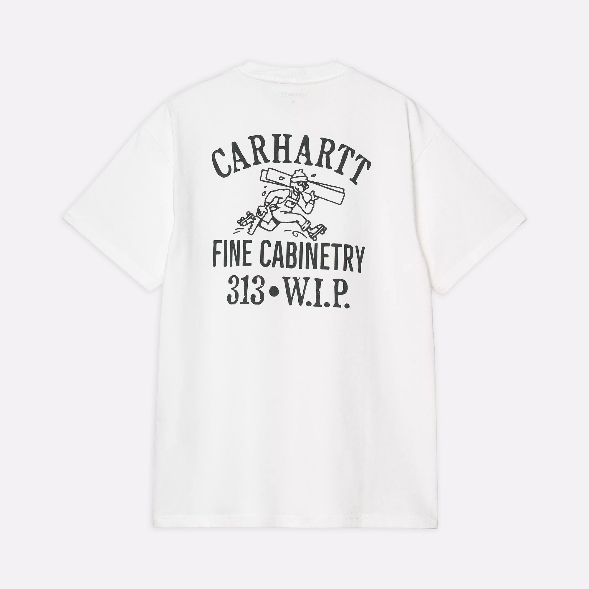 Мужская футболка Carhartt WIP S/S Cabinetry T-Shirt (I034779-black/white)  - цена, описание, фото 2