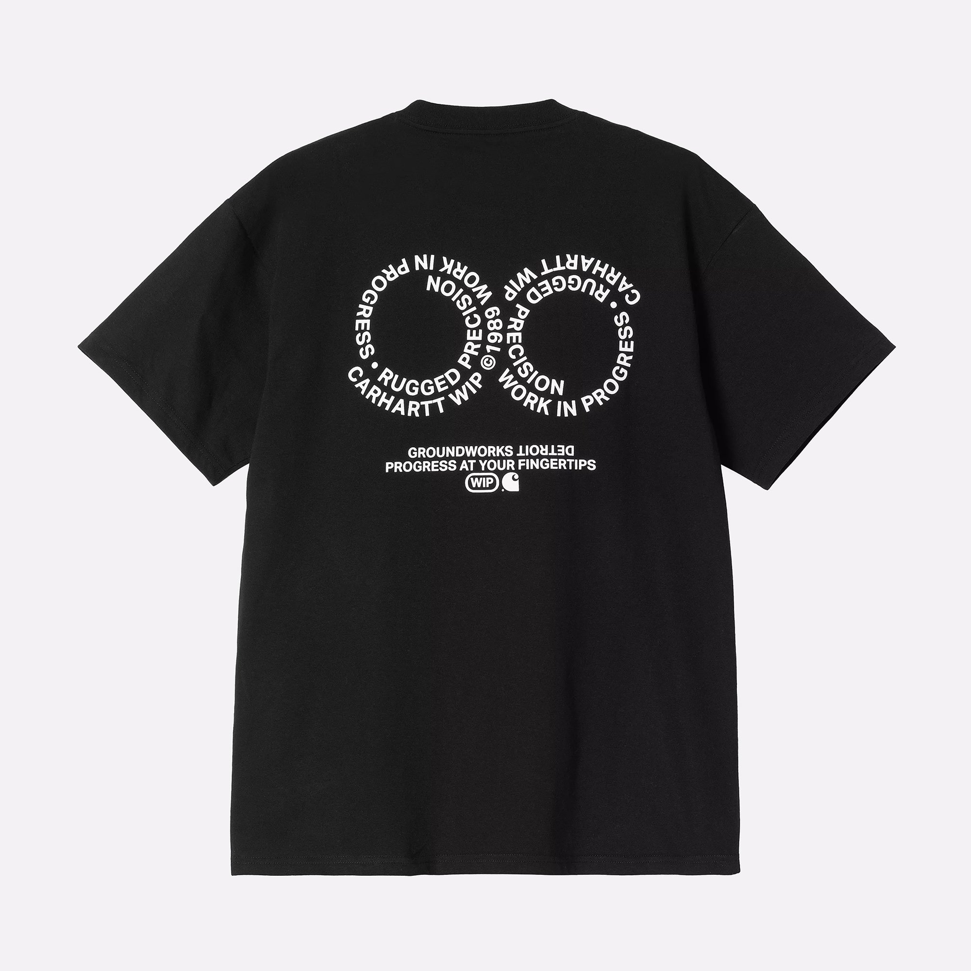 Мужская футболка Carhartt WIP S/S Rotation T-Shirt (I034772-black/white)  - цена, описание, фото 2
