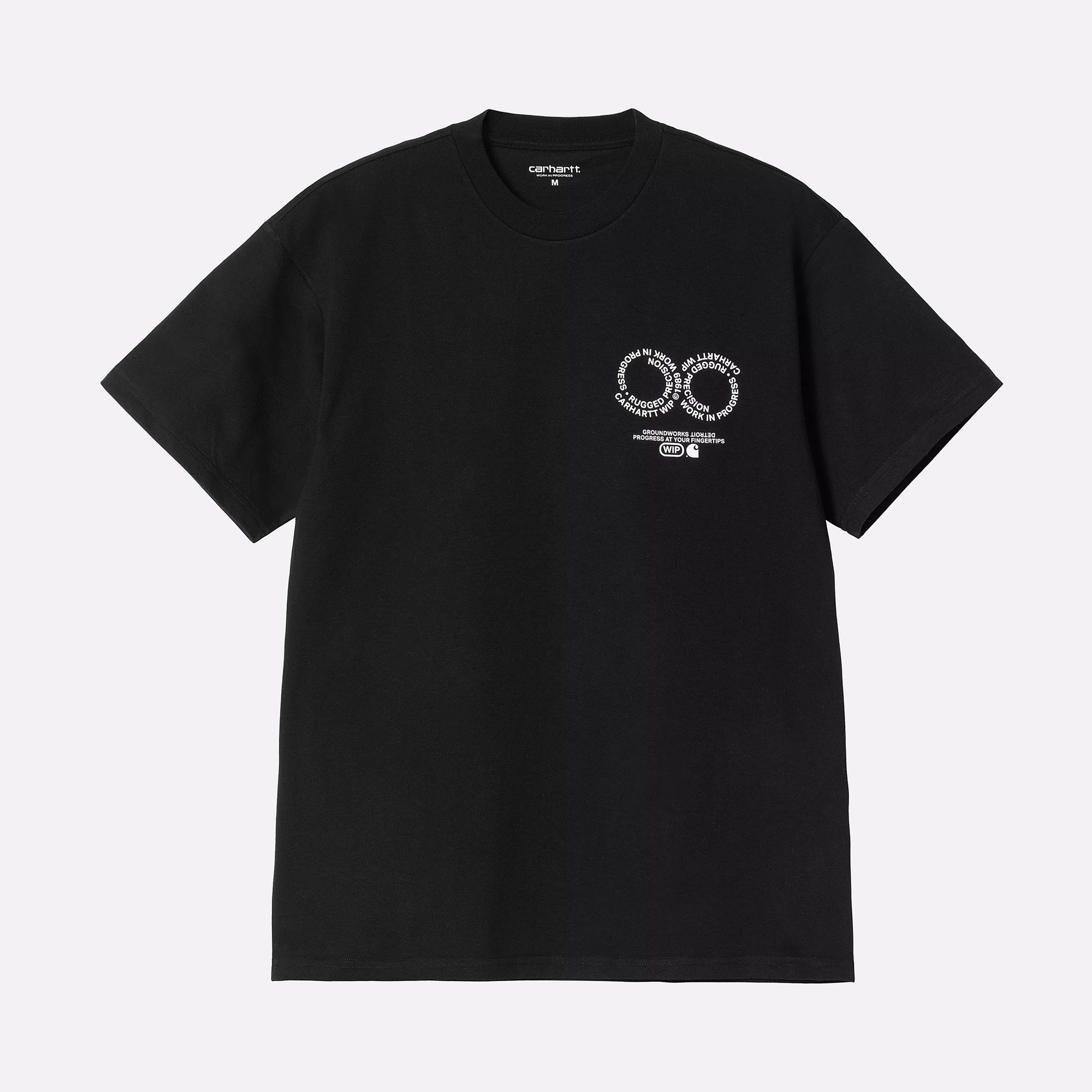 Мужская футболка Carhartt WIP S/S Rotation T-Shirt (I034772-black/white)  - цена, описание, фото 1