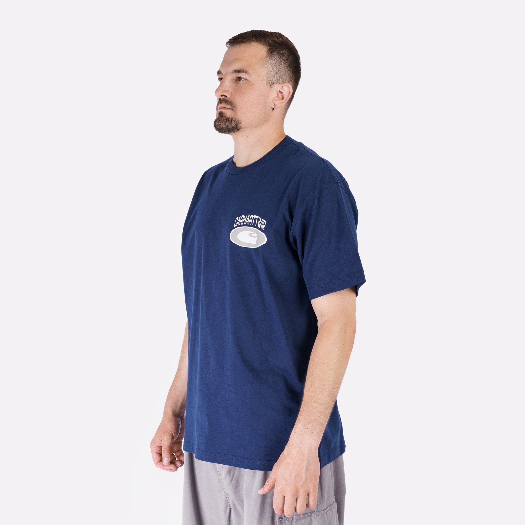 Мужская футболка Carhartt WIP S/S Tire T-Shirt (I034666-ink)  - цена, описание, фото 5