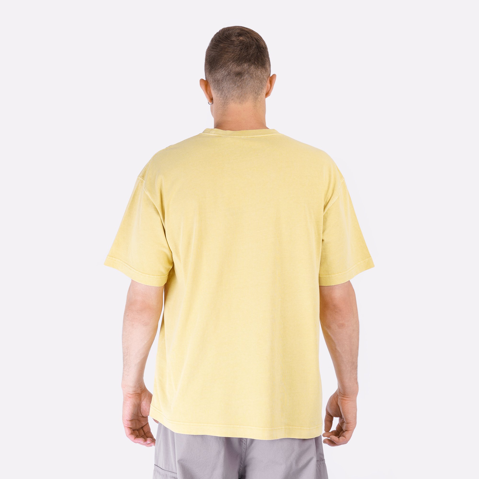 Мужская футболка Carhartt WIP S/S Nelson T-Shirt (I029949-air yellow gar dy)  - цена, описание, фото 3