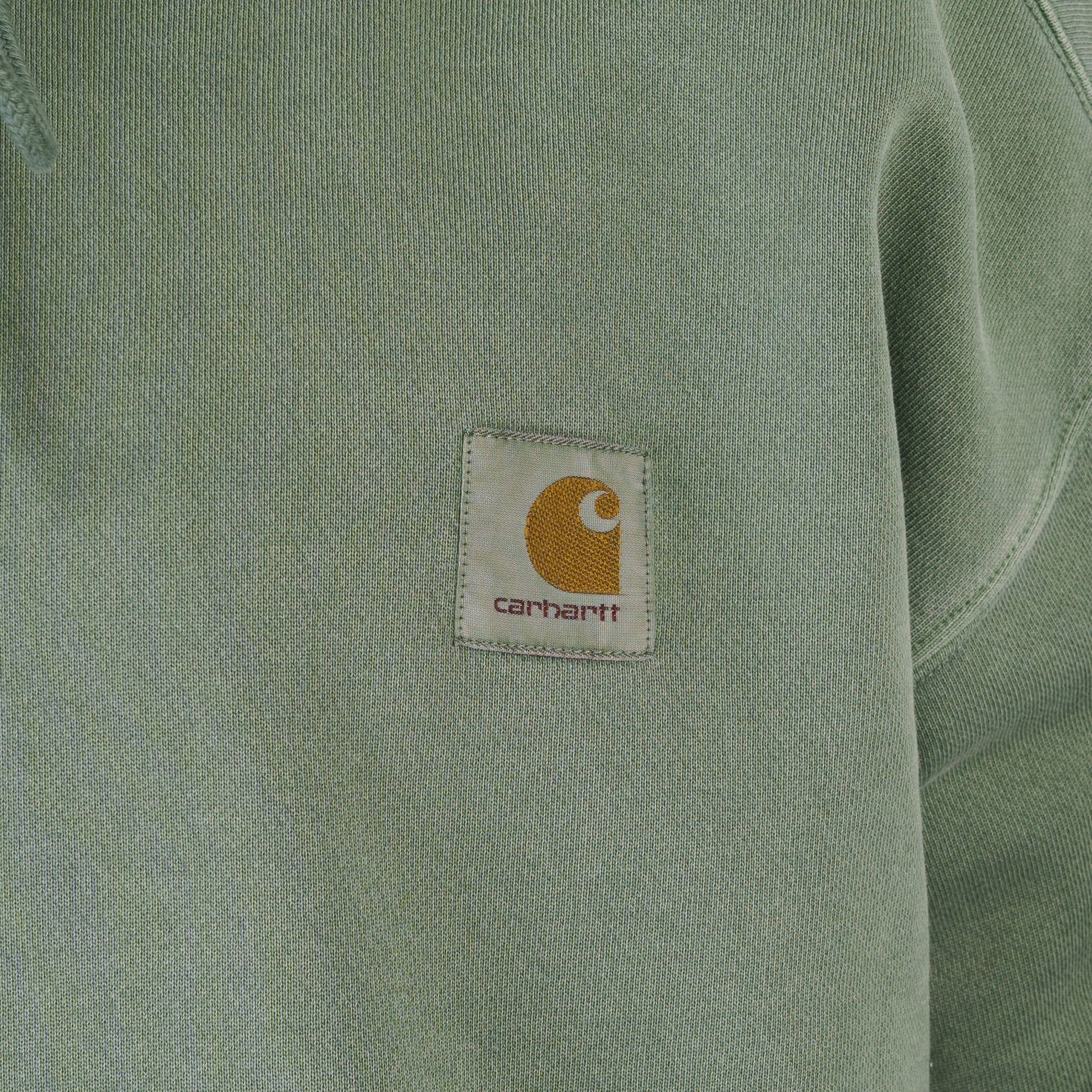 Мужская толстовка Carhartt WIP Hooded Nelson Sweat (I029963-park garm dyd)  - цена, описание, фото 5