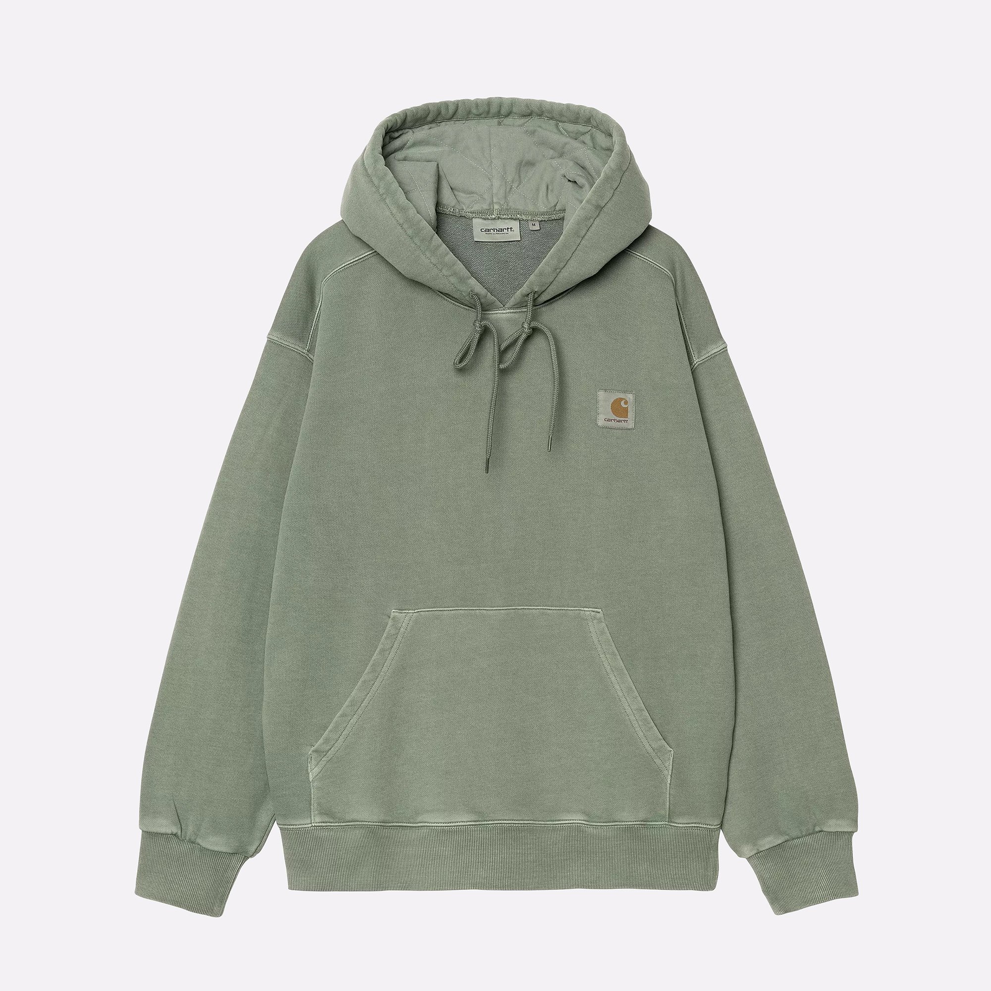 Мужская толстовка Carhartt WIP Hooded Nelson Sweat (I029963-park garm dyd)  - цена, описание, фото 1