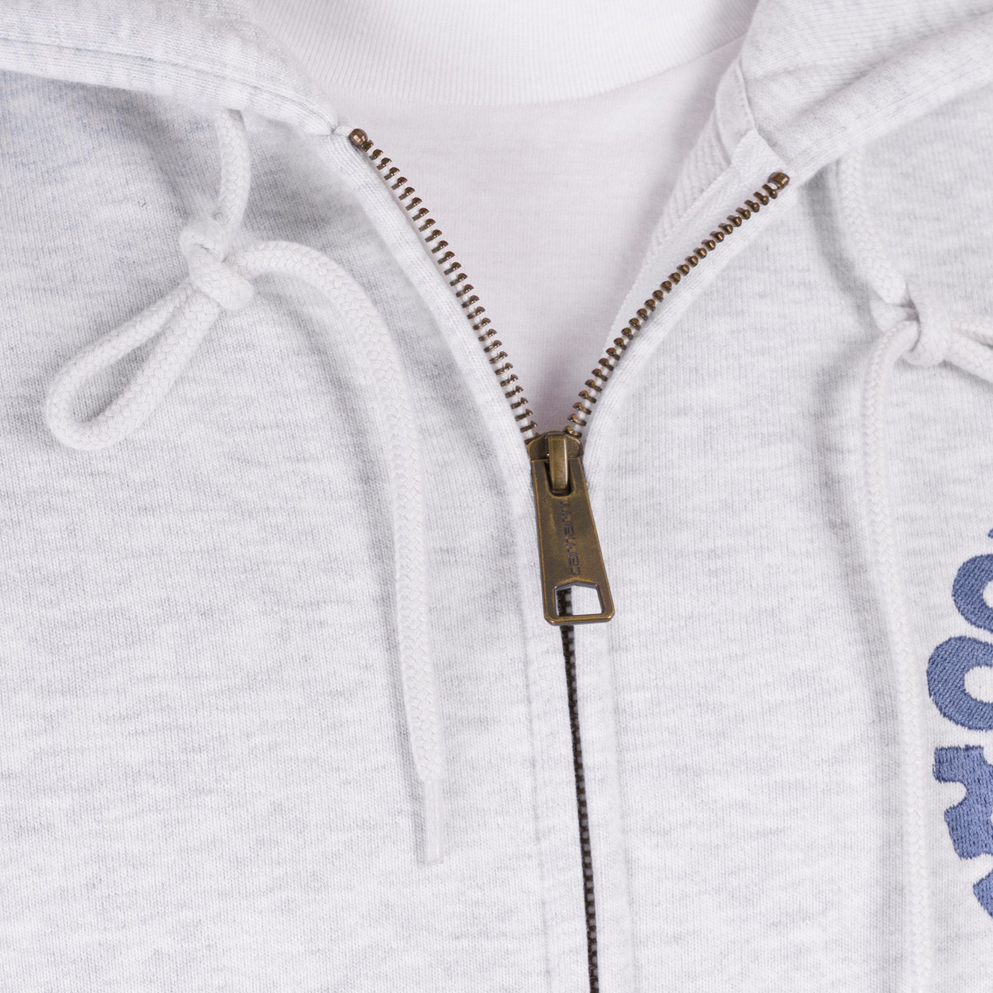 Мужская толстовка Carhartt WIP Hooded Nelson Sweat (I034731-ash heat/blu iris)  - цена, описание, фото 8