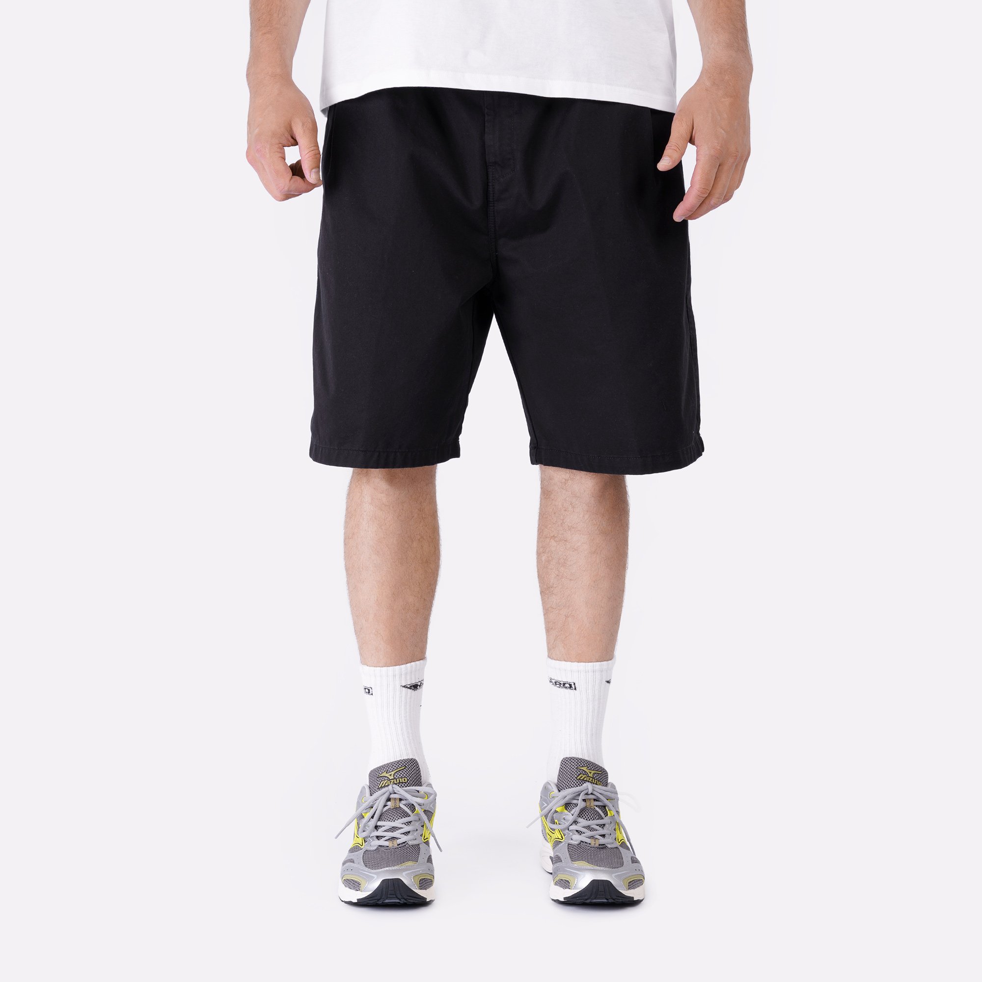 Мужские шорты Carhartt WIP Marv Short (I034813-black st wash)  - цена, описание, фото 3