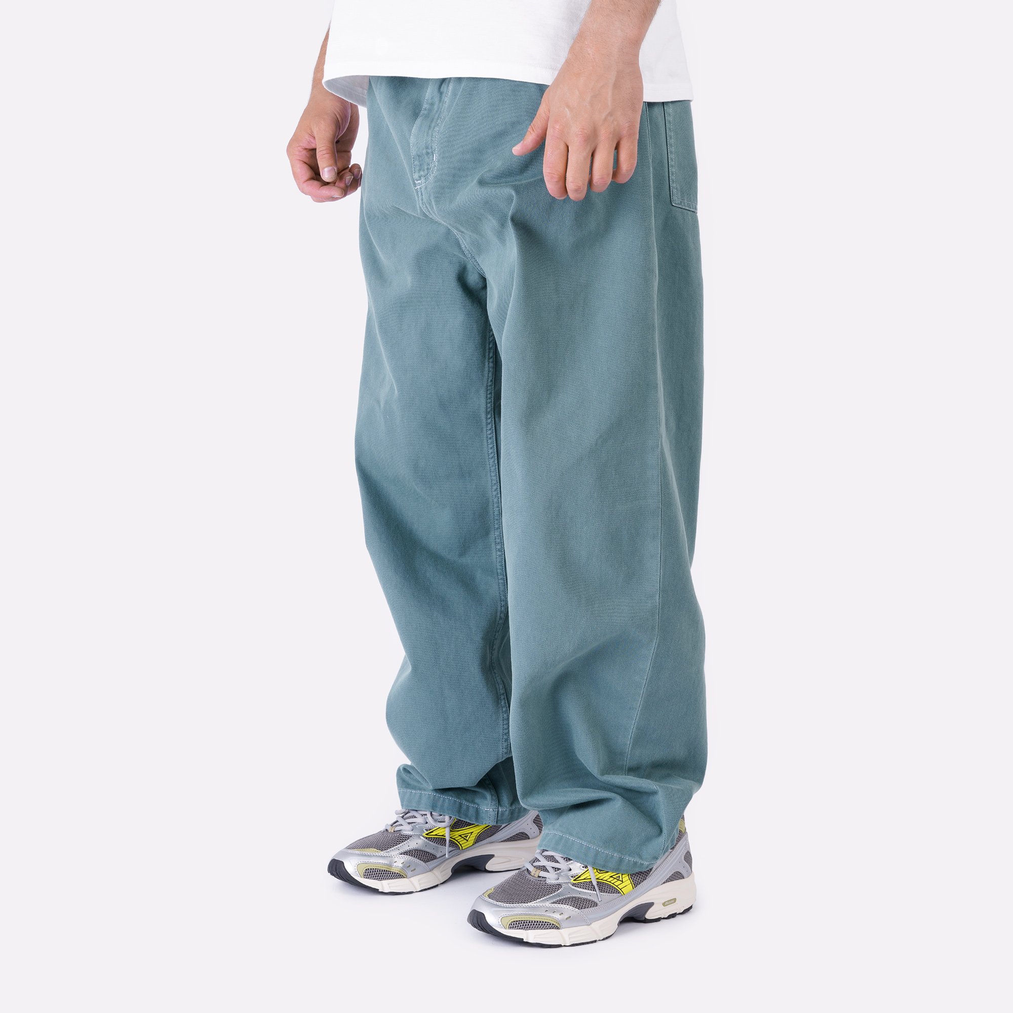 Мужские брюки Carhartt WIP Brandon Pant (I034809-silver pine st dy)  - цена, описание, фото 4
