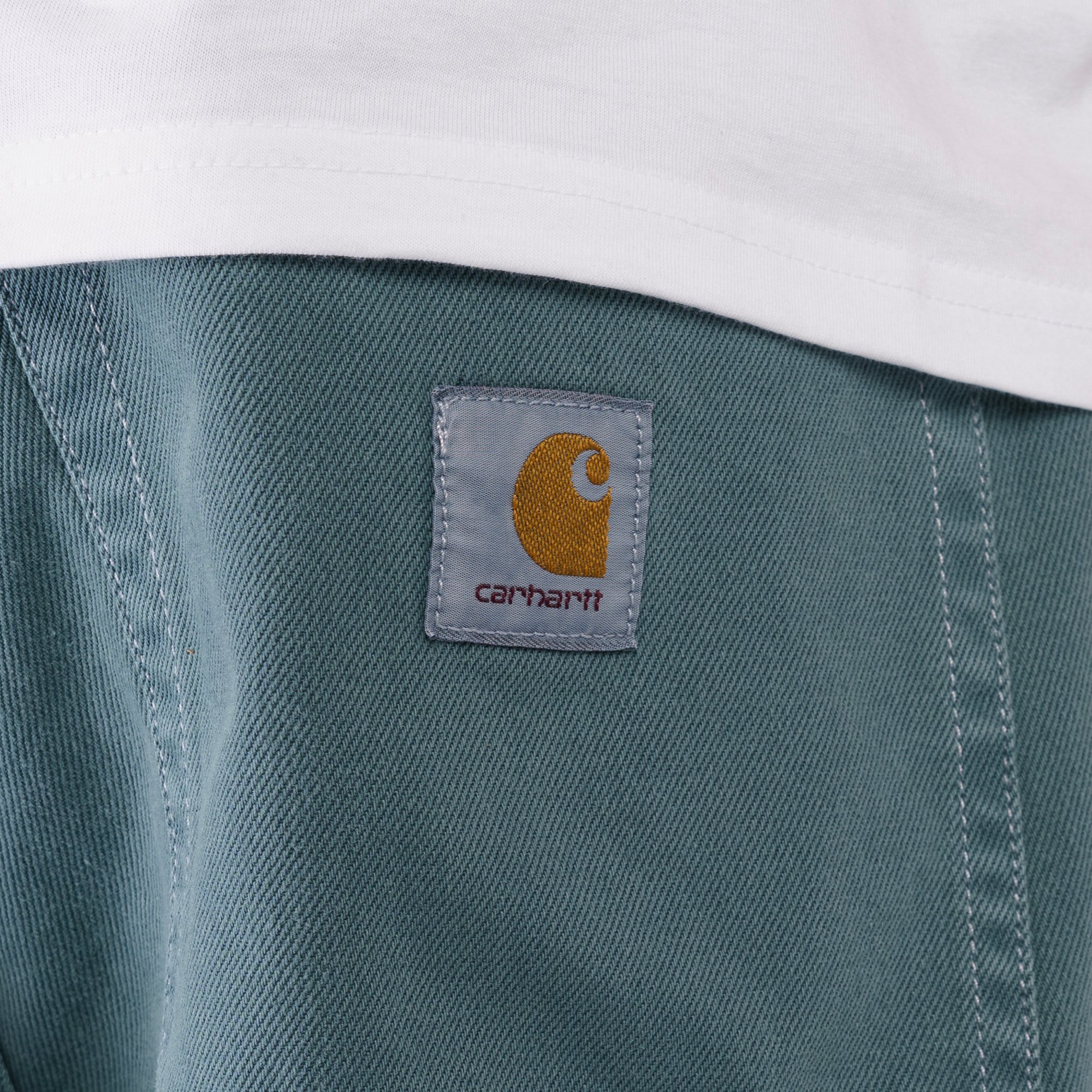Мужские брюки Carhartt WIP Brandon Pant (I034809-silver pine st dy)  - цена, описание, фото 7