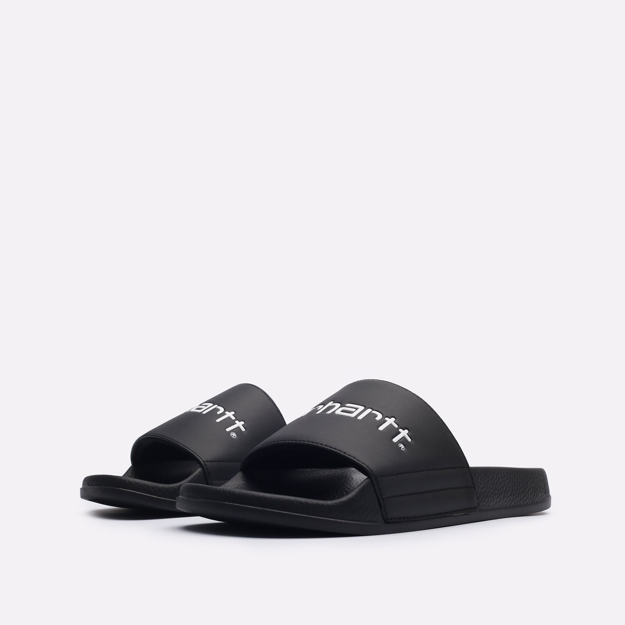 Мужские сланцы Carhartt WIP Slipper (I034615-black/white)  - цена, описание, фото 4